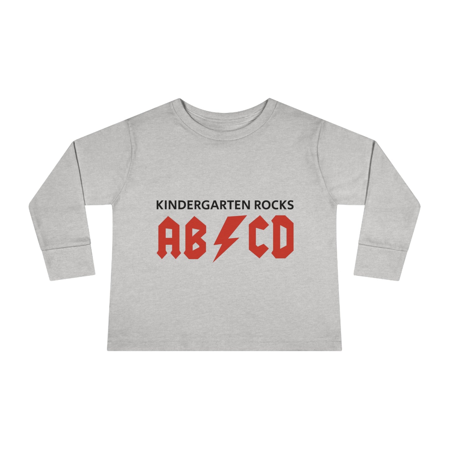 Kindergarten Rock-Toddler Long Sleeve Tee