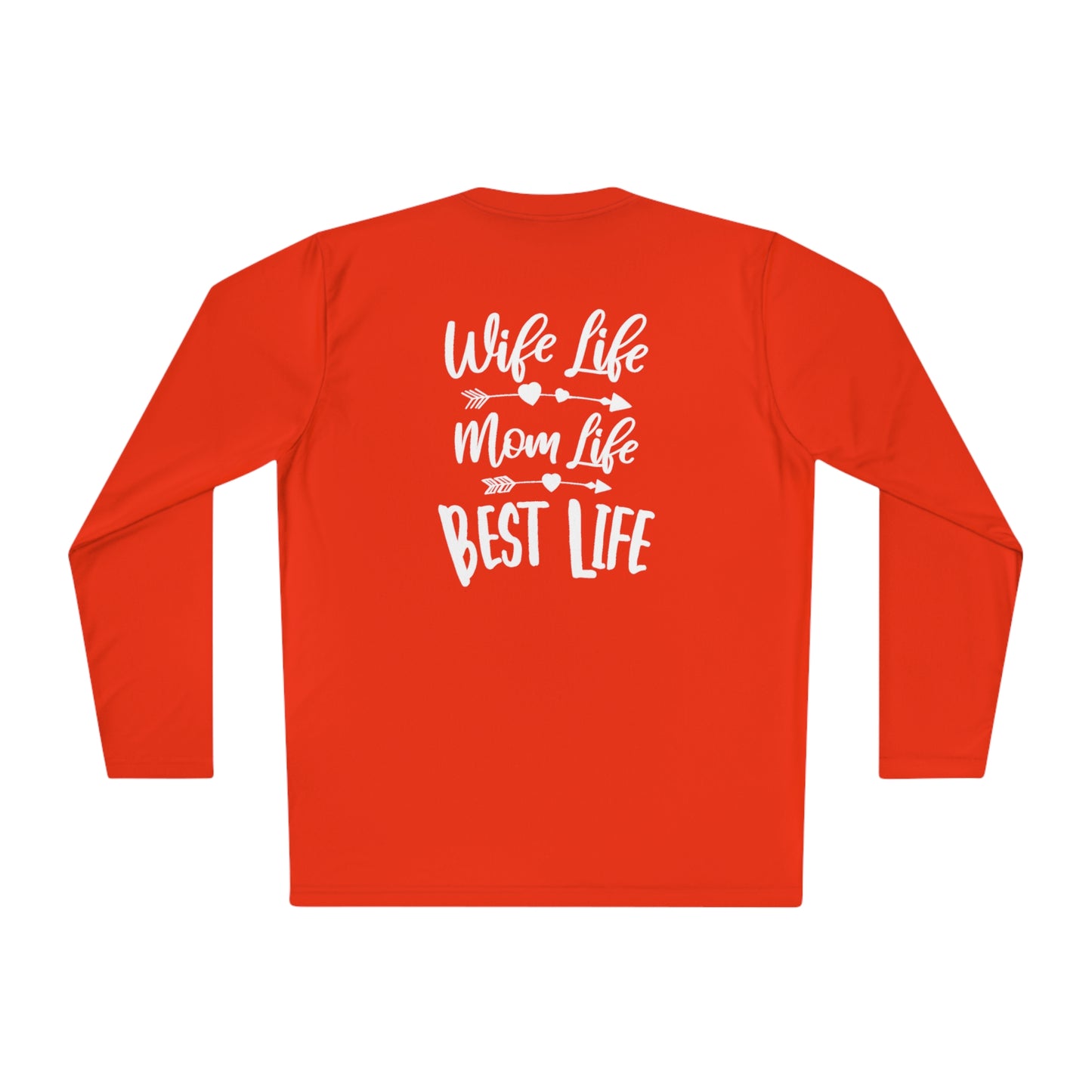 Wife Life, Mom Life- Unisex Lightweight Long Sleeve Tee