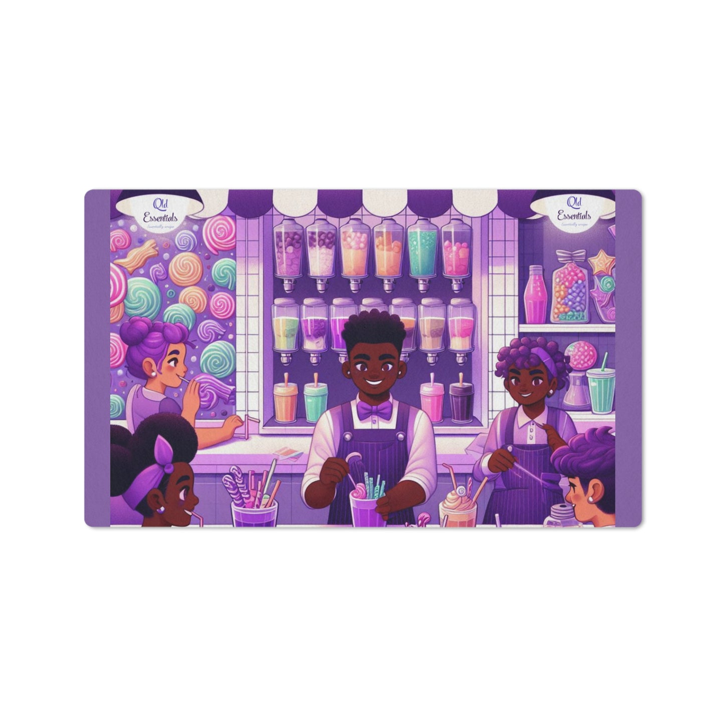 Purple Soda Shop-Floor Mat