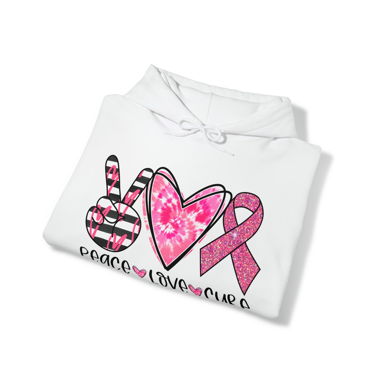 BREAST CANCER AWARENESS-Unisex Heavy Blend™ Hooded Sweatshirt