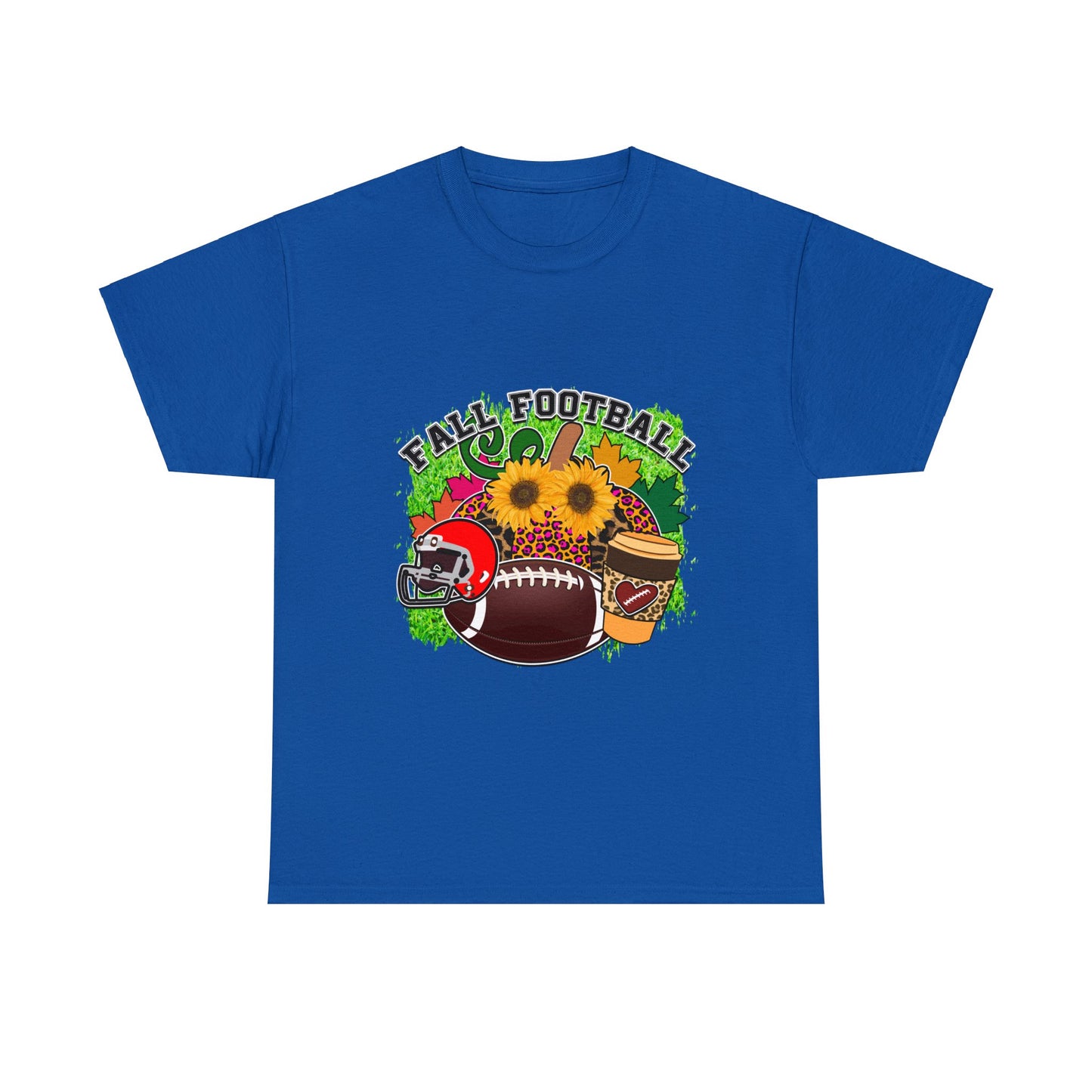 Fall Football- Unisex Heavy Cotton Tee