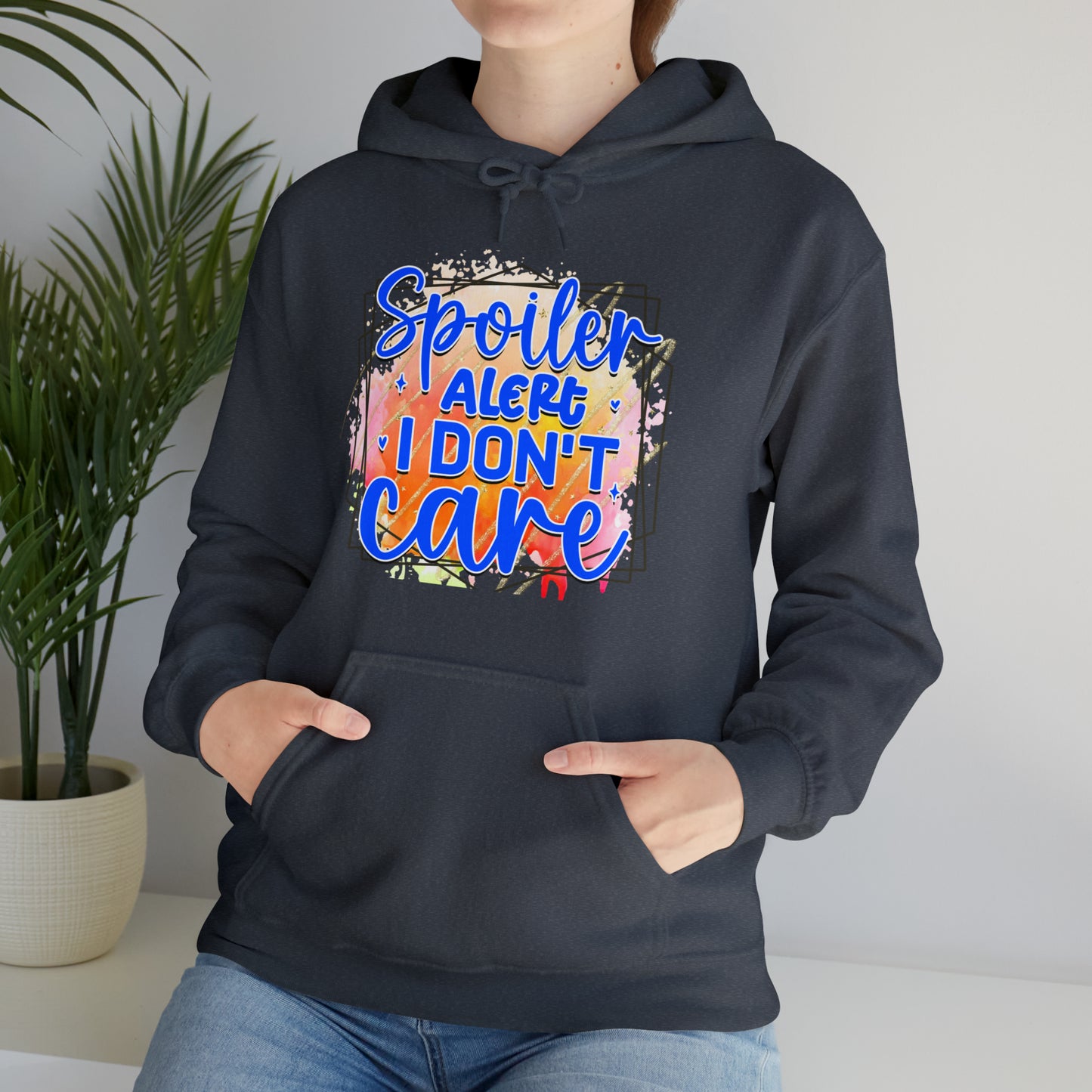 I DON'T CARE- Unisex Heavy Blend™ Hooded Sweatshirt