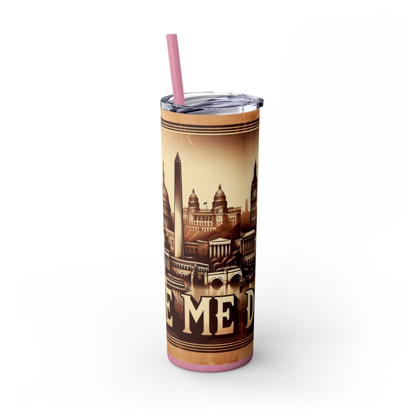 Skinny Tumbler with Straw, 20oz