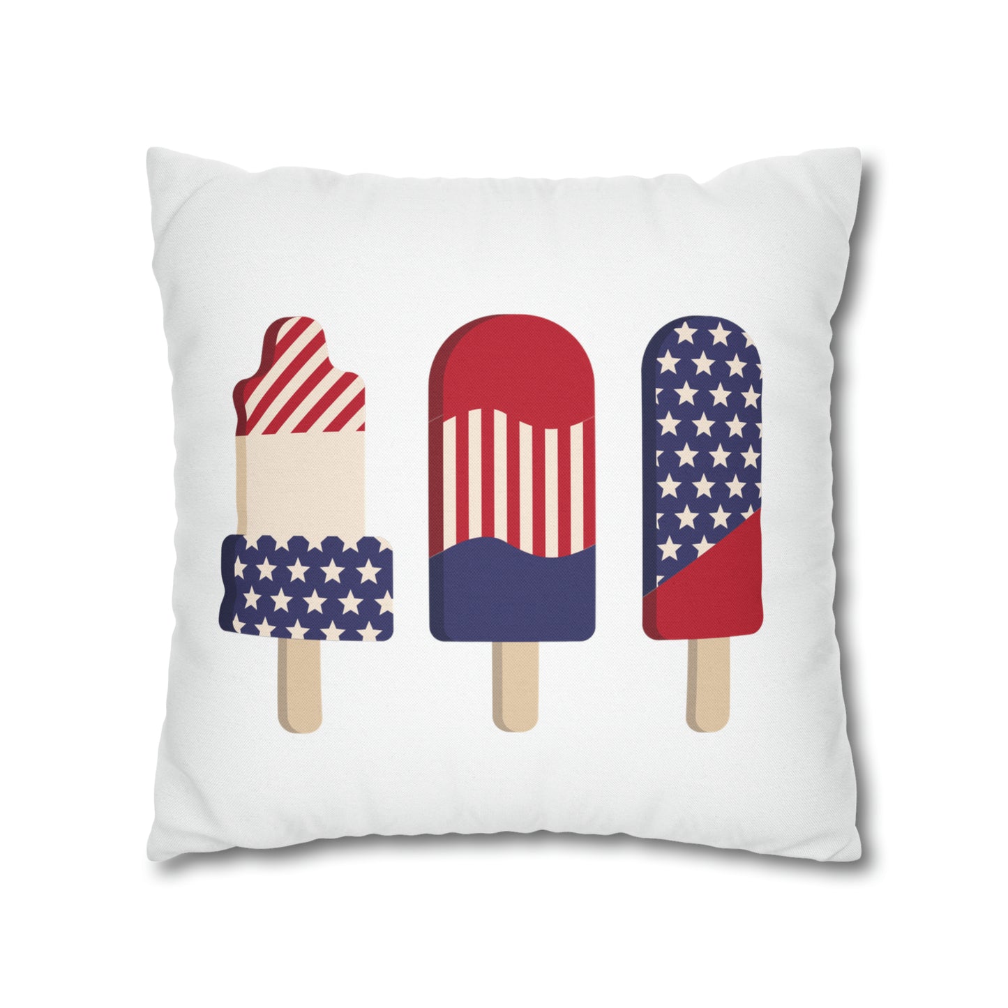 Liberty-Statue-Spun Polyester Square Pillow Case