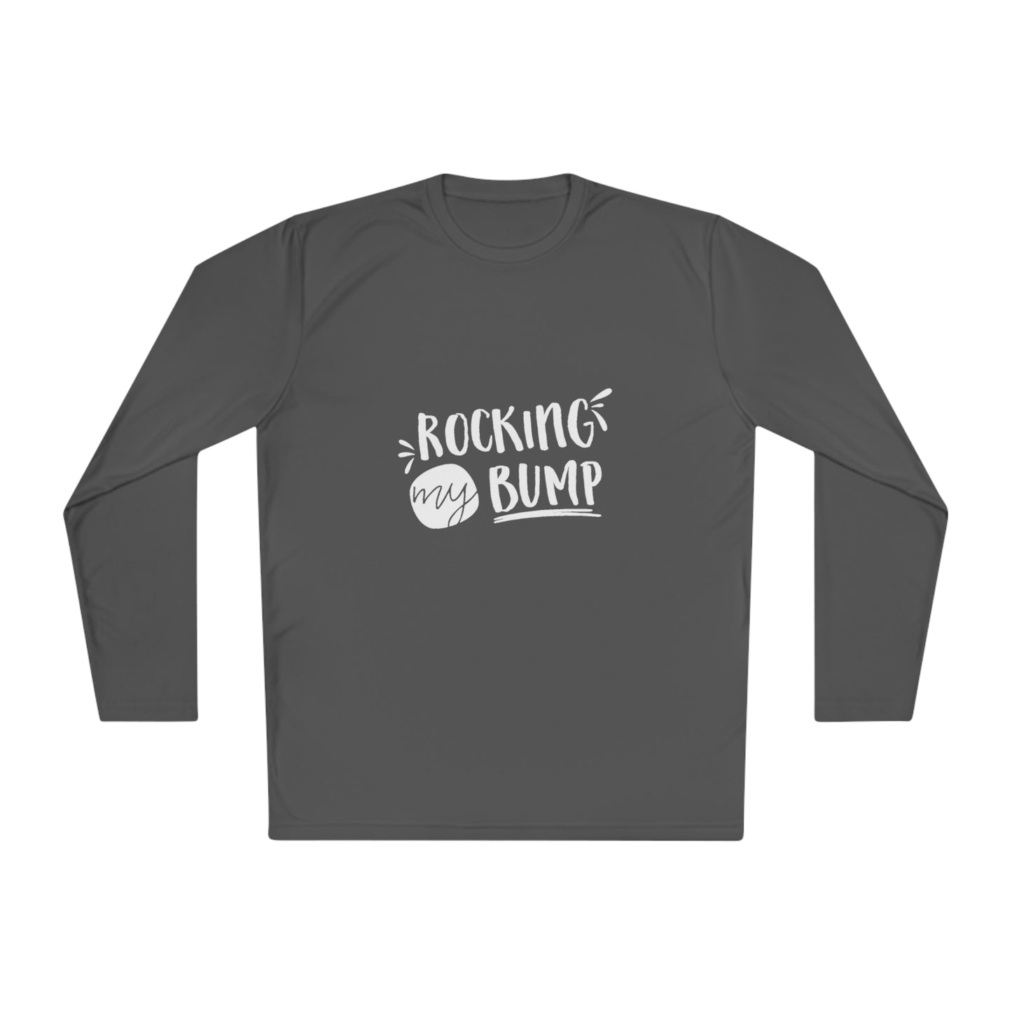 Rocking my bump- Unisex Lightweight Long Sleeve Tee