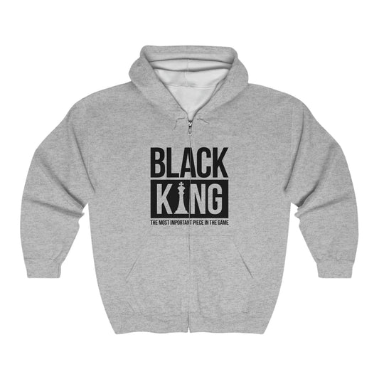 BLACK KING- Unisex Heavy Blend™ Full Zip Hooded Sweatshirt