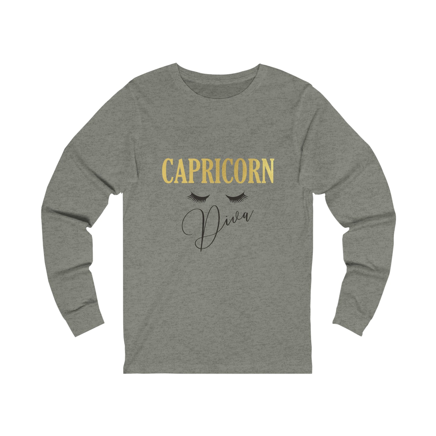 Capricorn Diva- Unisex Jersey Long Sleeve Tee