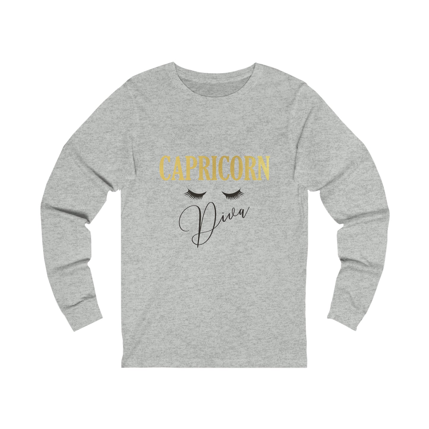 Capricorn Diva- Unisex Jersey Long Sleeve Tee