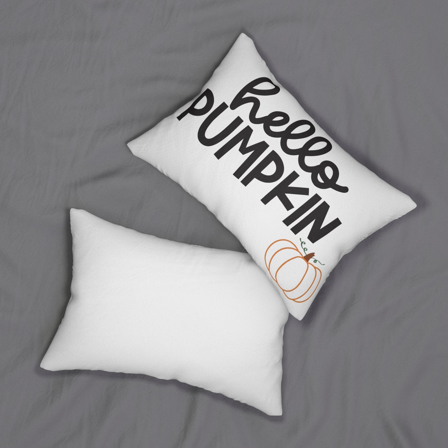 Hello Pumpkin- Spun Polyester Lumbar Pillow