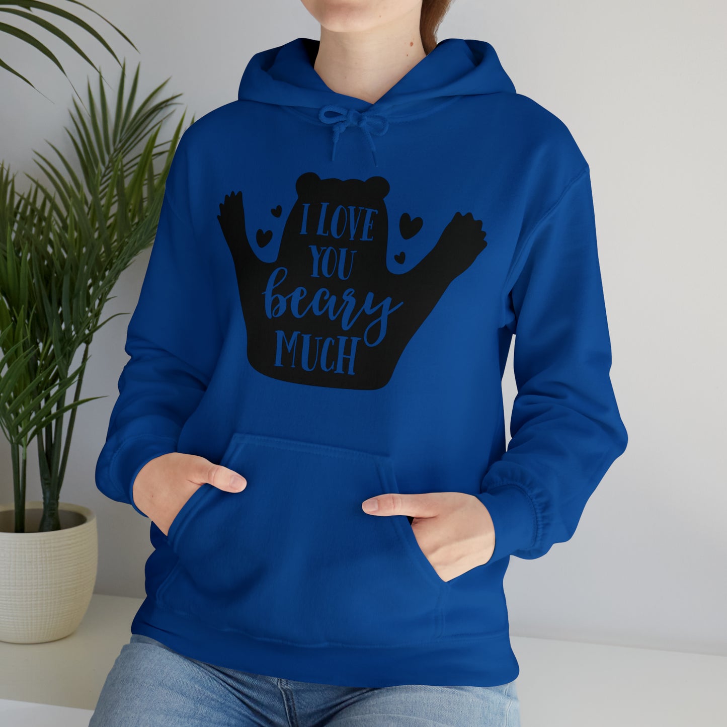 I love you Beary much- Unisex Heavy Blend™ Hooded Sweatshirt