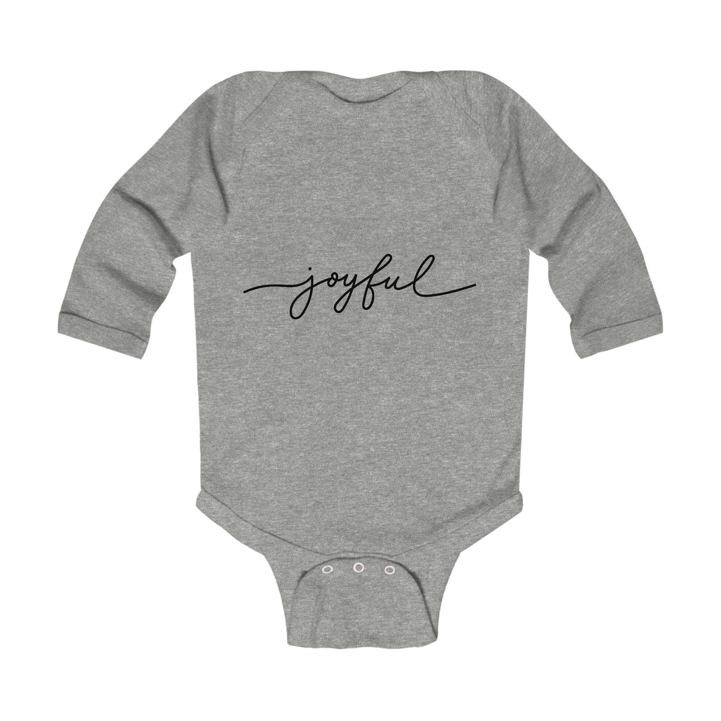 Joyful- Infant Long Sleeve Bodysuit