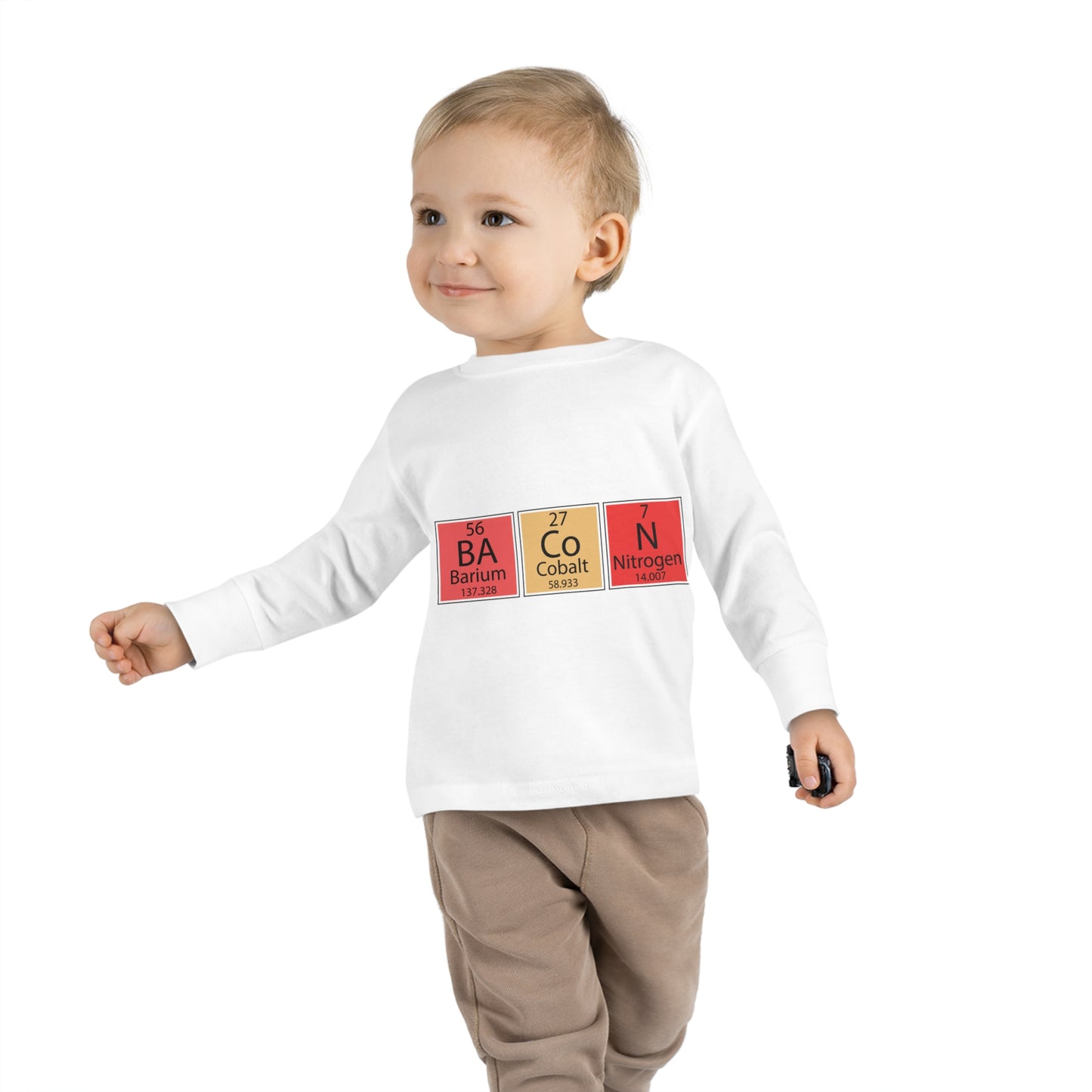 Bacon-Toddler Long Sleeve Tee