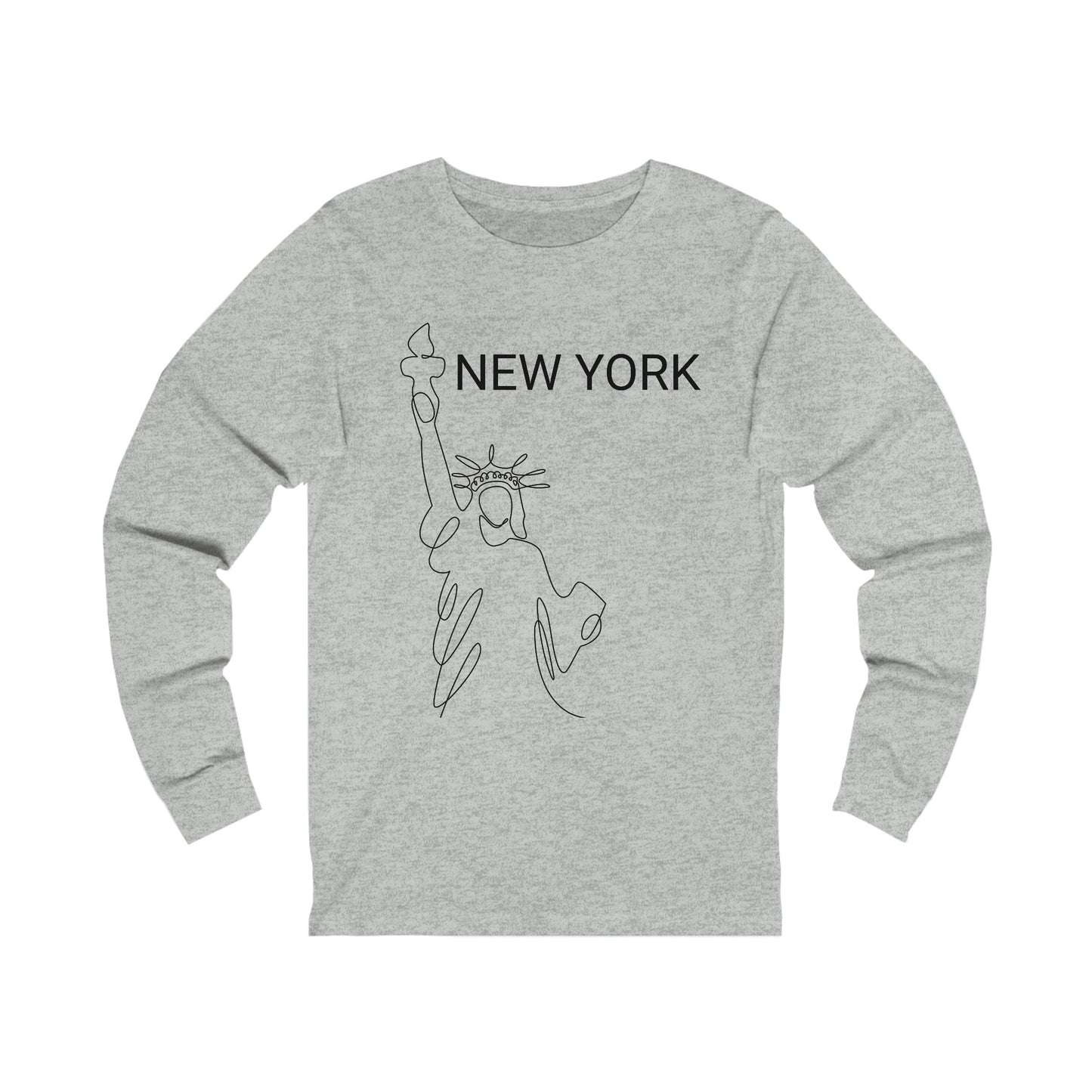 NEW YORK- Unisex Jersey Long Sleeve Tee