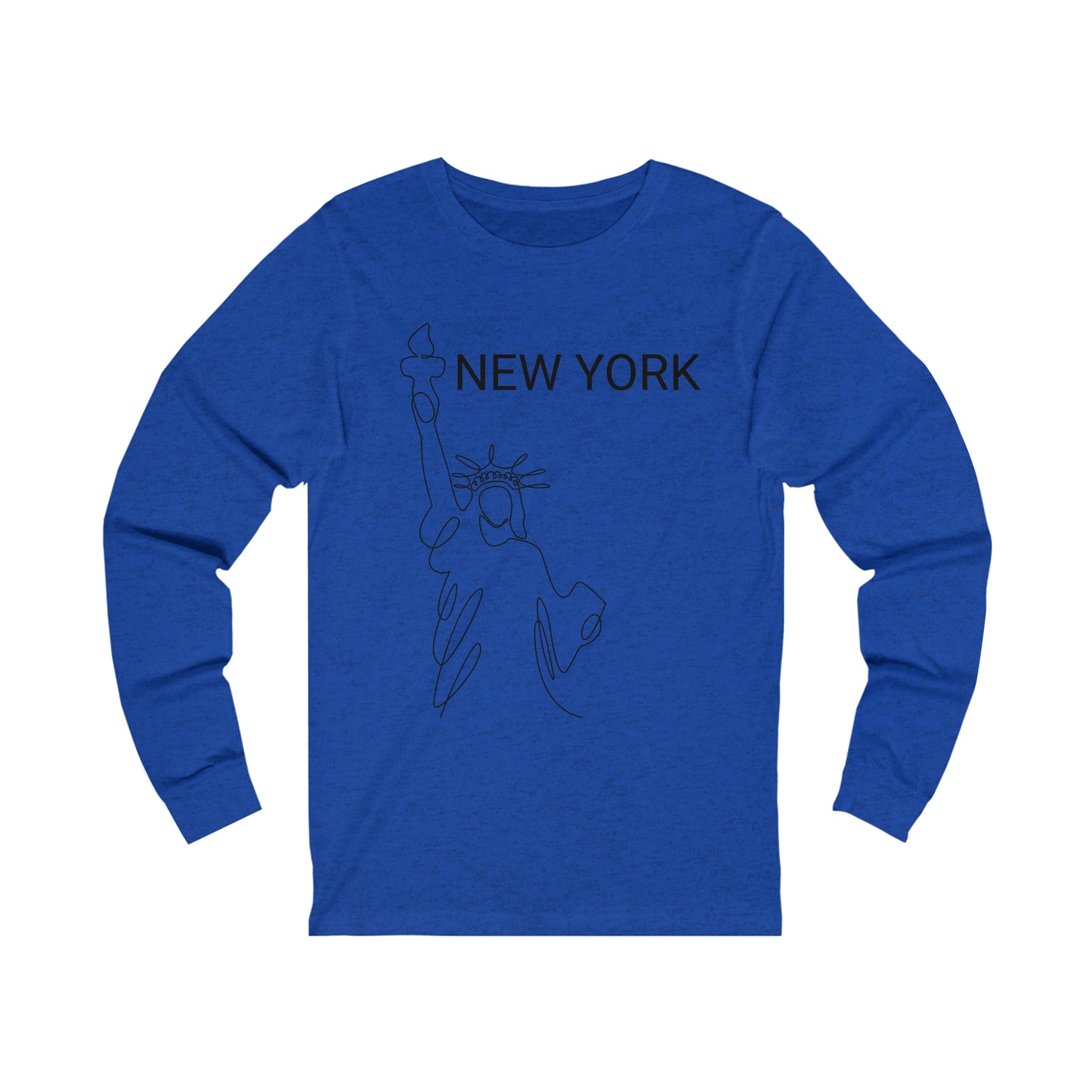 NEW YORK- Unisex Jersey Long Sleeve Tee