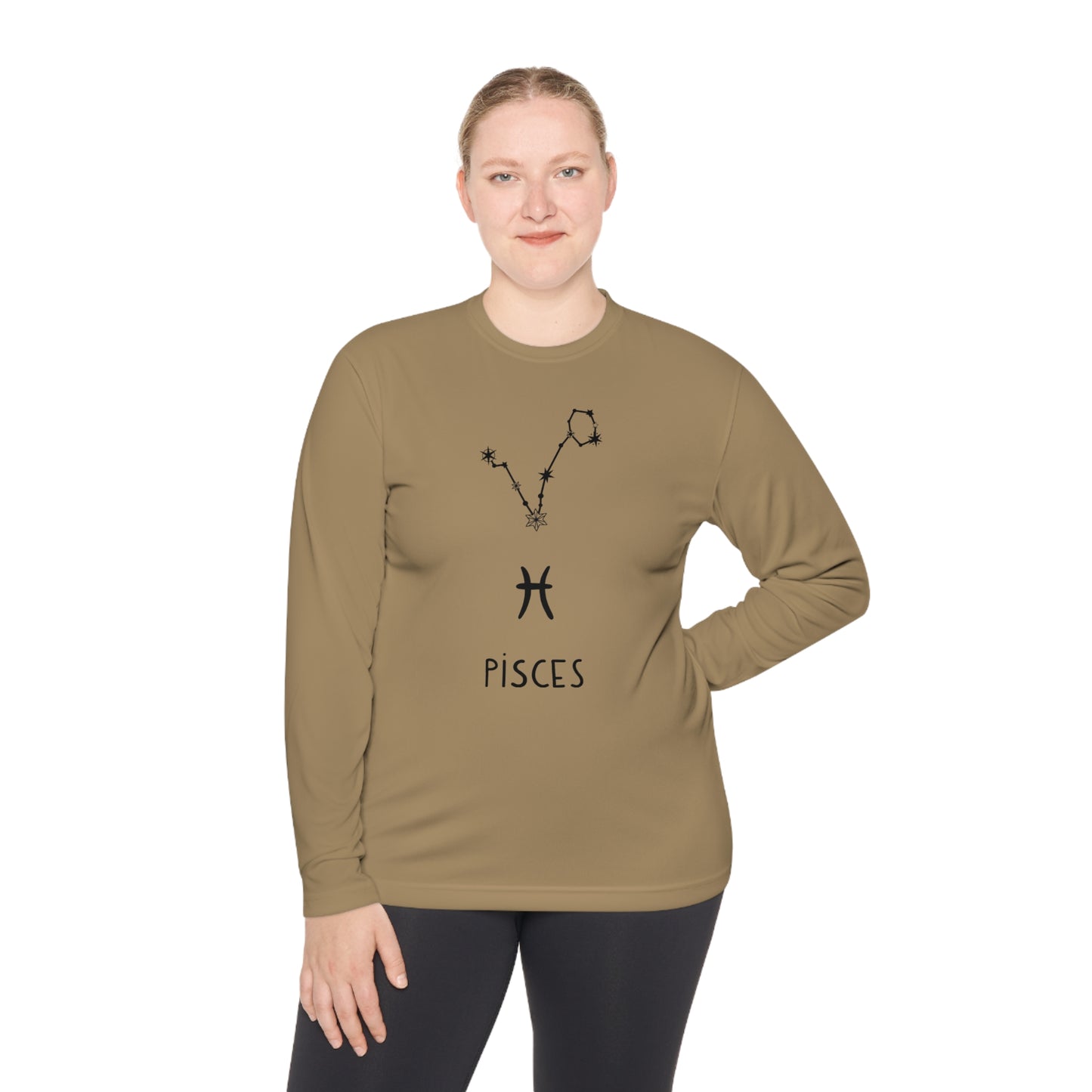 PISCES STARS -Unisex Lightweight Long Sleeve Tee