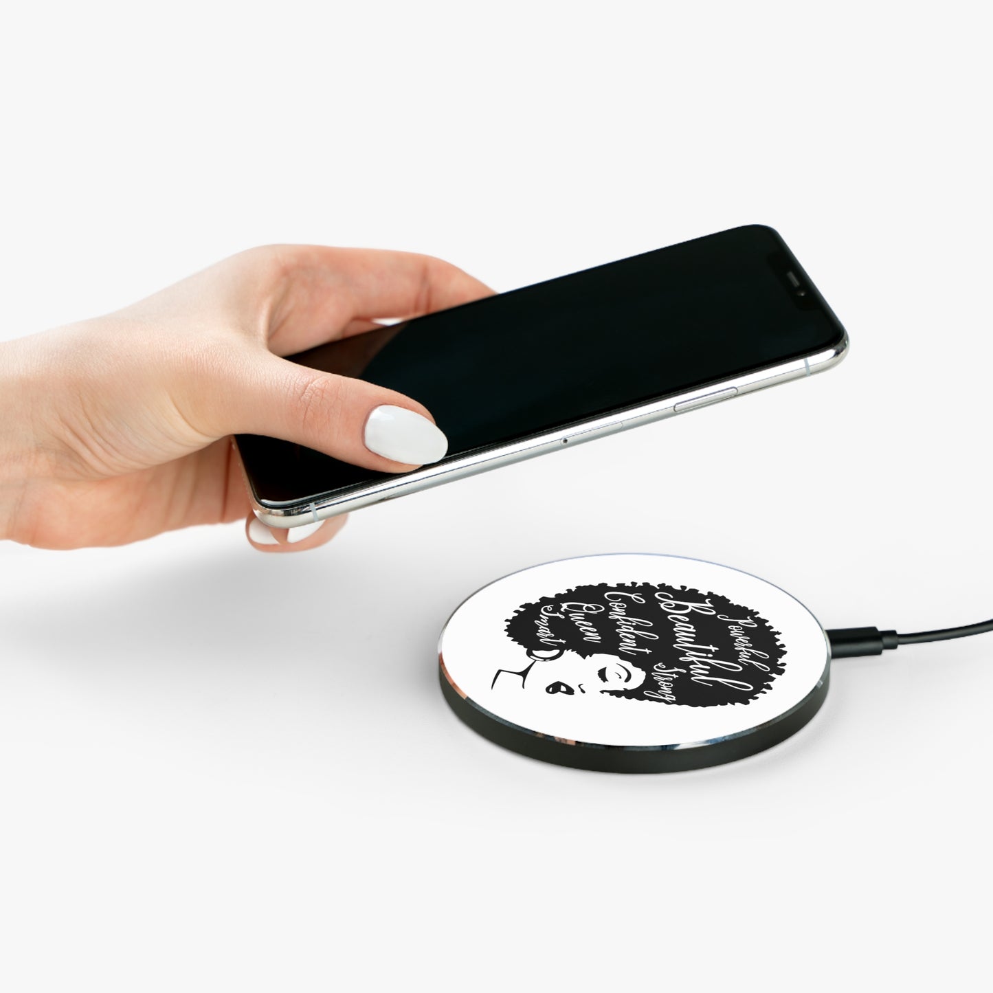 Beautiful Afro- Wireless Charger