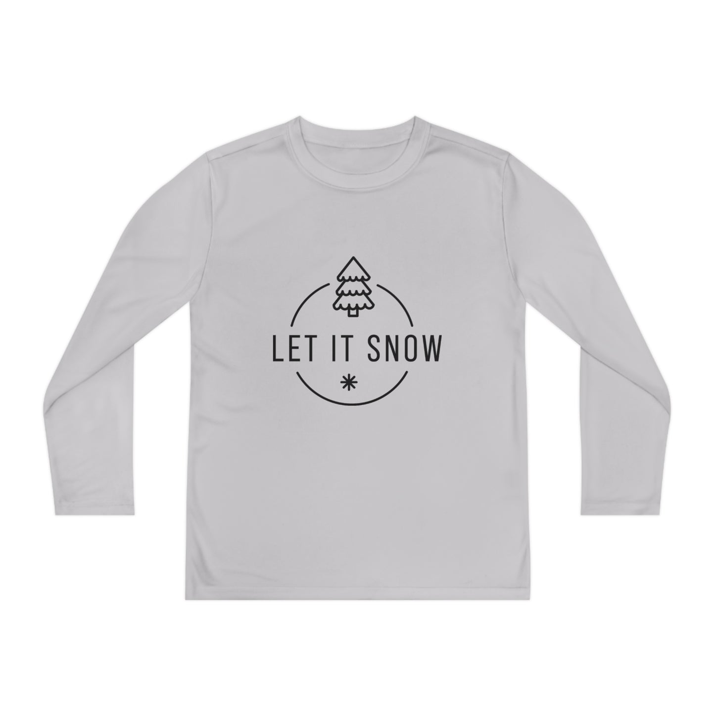 Let it snow- Youth Long Sleeve Competitor Tee