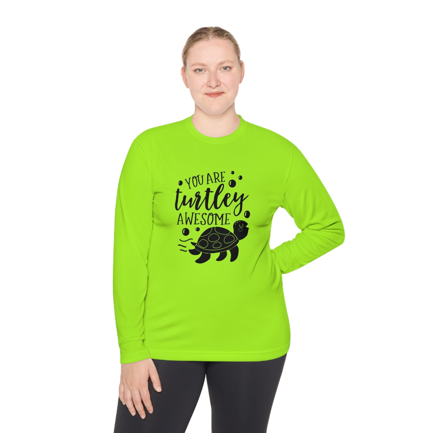 You are turtley awesome- Unisex Lightweight Long Sleeve Tee