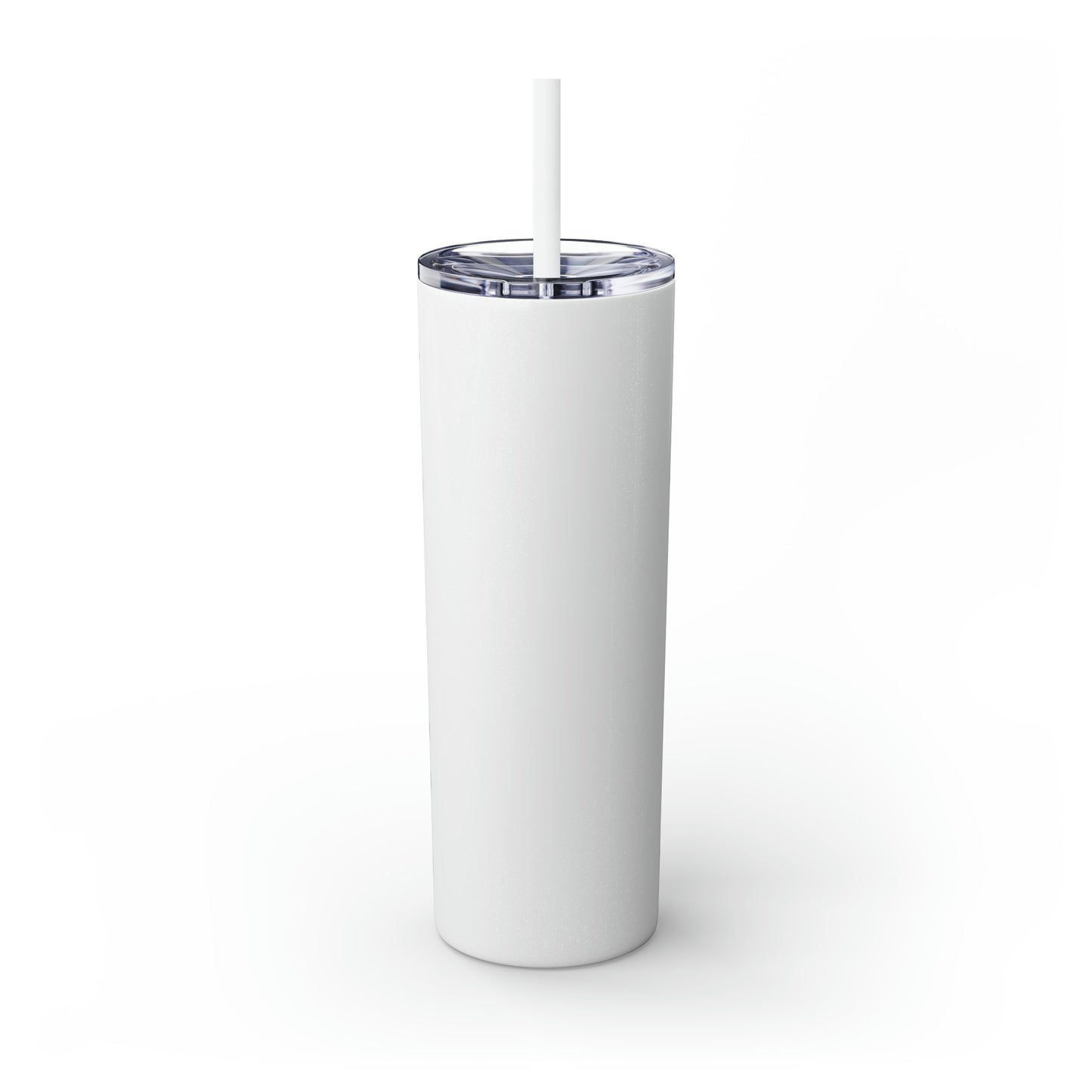 Live in the sunshine-Skinny Tumbler with Straw, 20oz