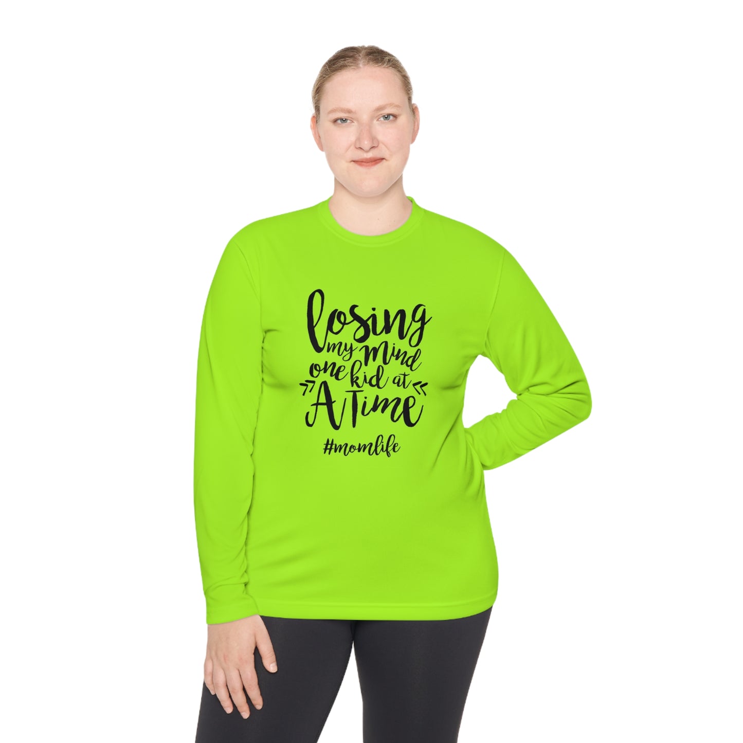 Losing my mind, one kid at a time- Unisex Lightweight Long Sleeve Tee