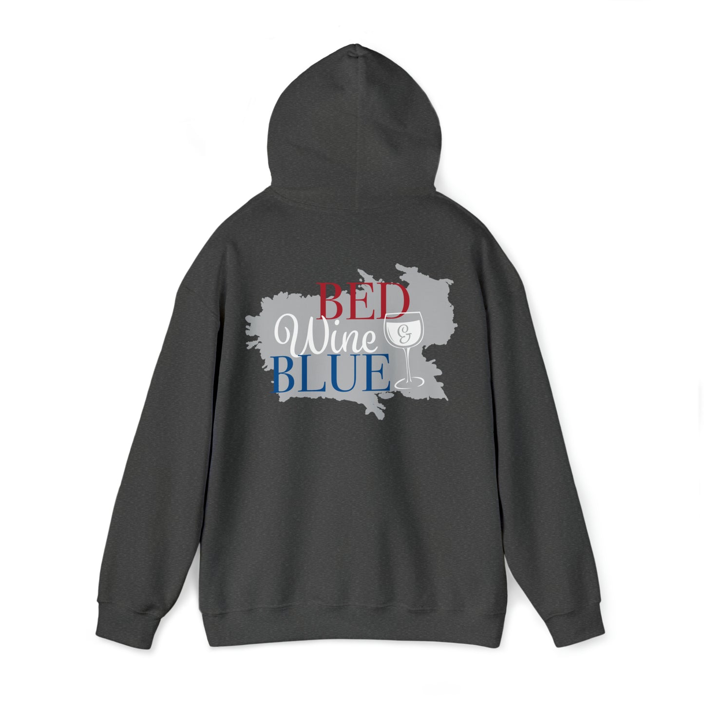 Red Wine and Blue- Unisex Heavy Blend™ Hooded Sweatshirt