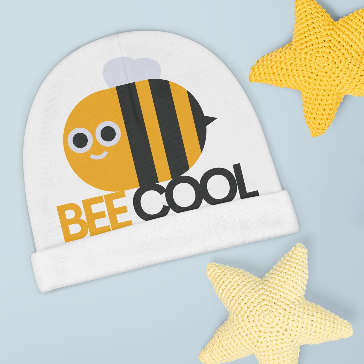 Bee Cool-Baby Beanie (AOP)