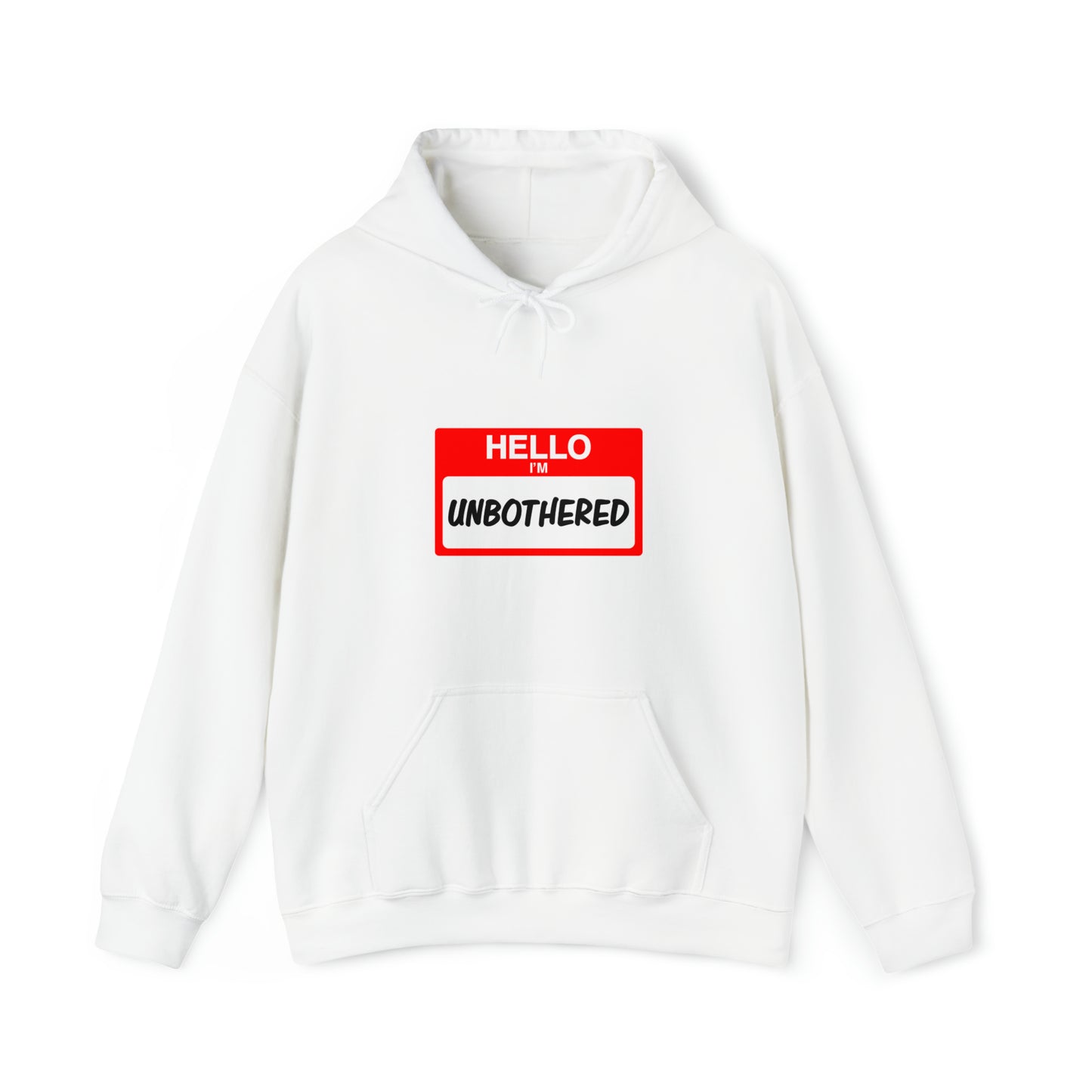 Hello I'm unbother-Unisex Heavy Blend™ Hooded Sweatshirt