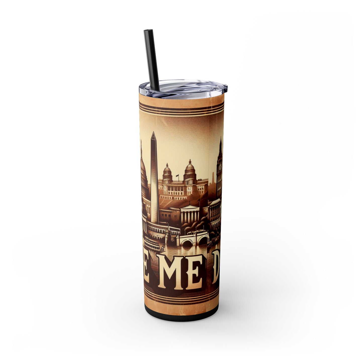 Skinny Tumbler with Straw, 20oz