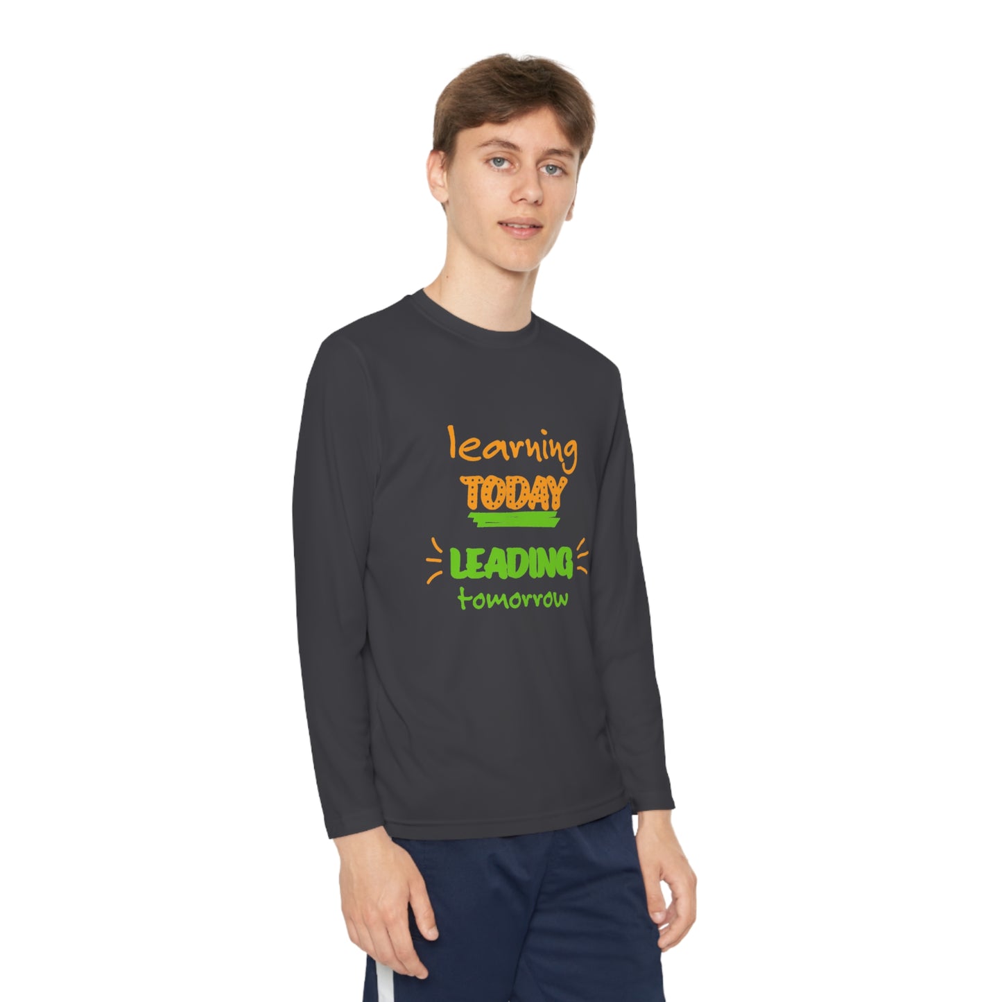 Learning today-Youth Long Sleeve Competitor Tee