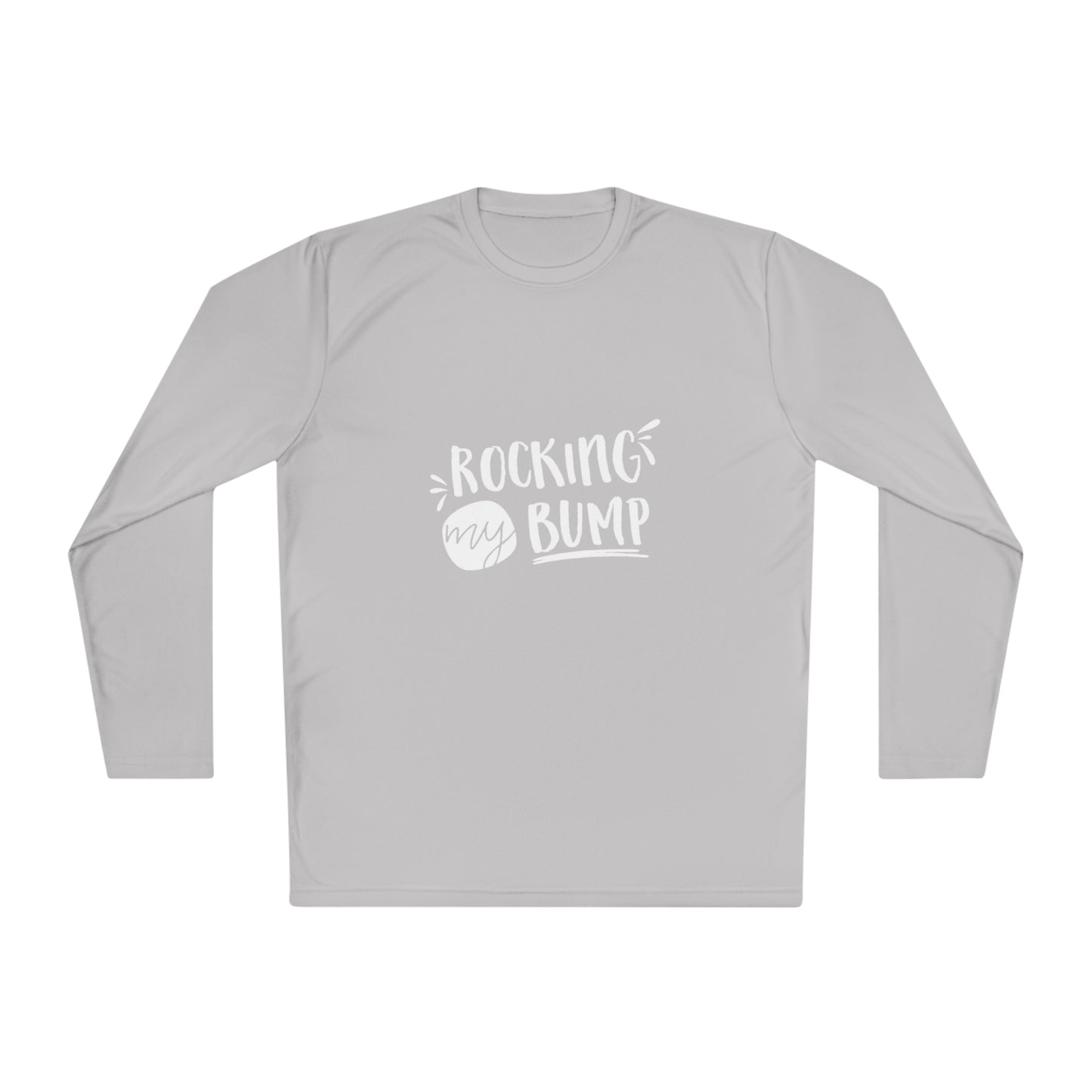 Rocking my bump- Unisex Lightweight Long Sleeve Tee