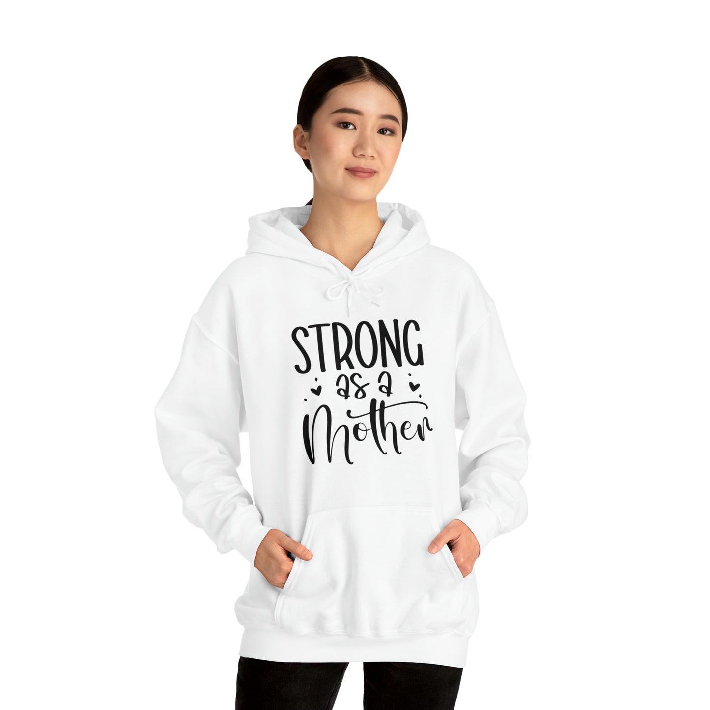 Strong as a mother- Unisex Heavy Blend™ Hooded Sweatshirt