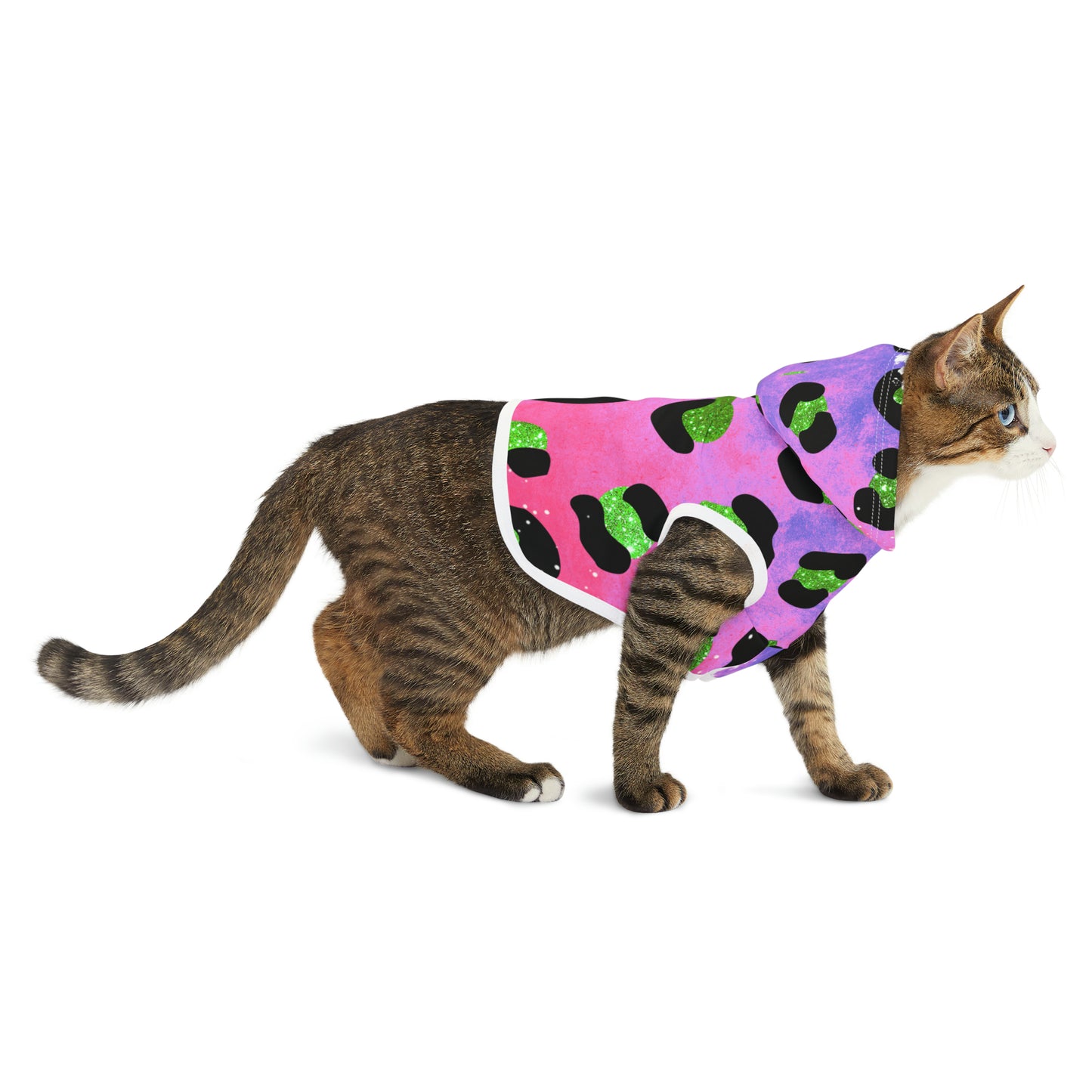 Purple Pink and Green - Pet Hoodie