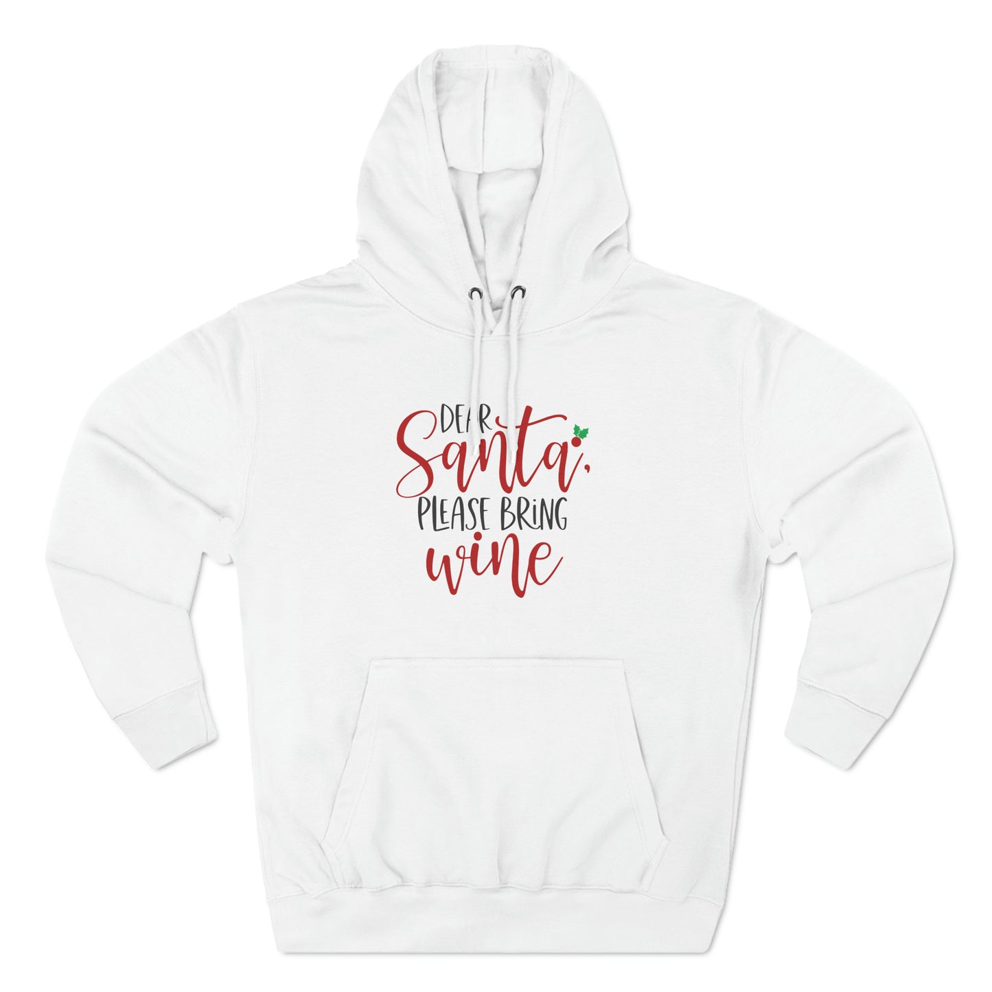 Please bring wine- Unisex Premium Pullover Hoodie