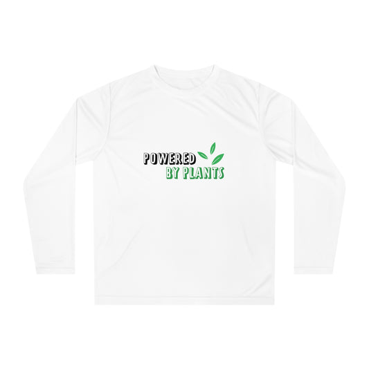 POWERED BY PLANTS-Unisex Performance Long Sleeve Shirt