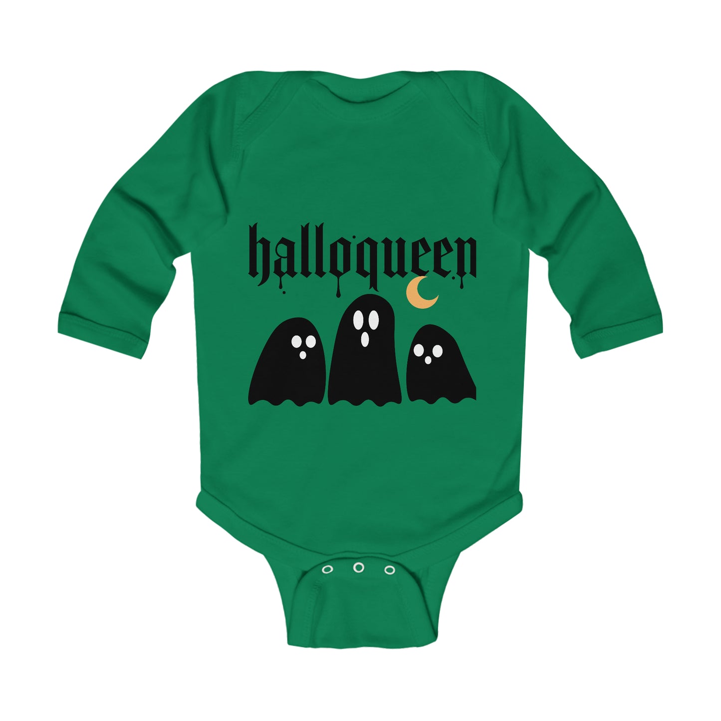 Halloween Ghost-Infant Long Sleeve Bodysuit