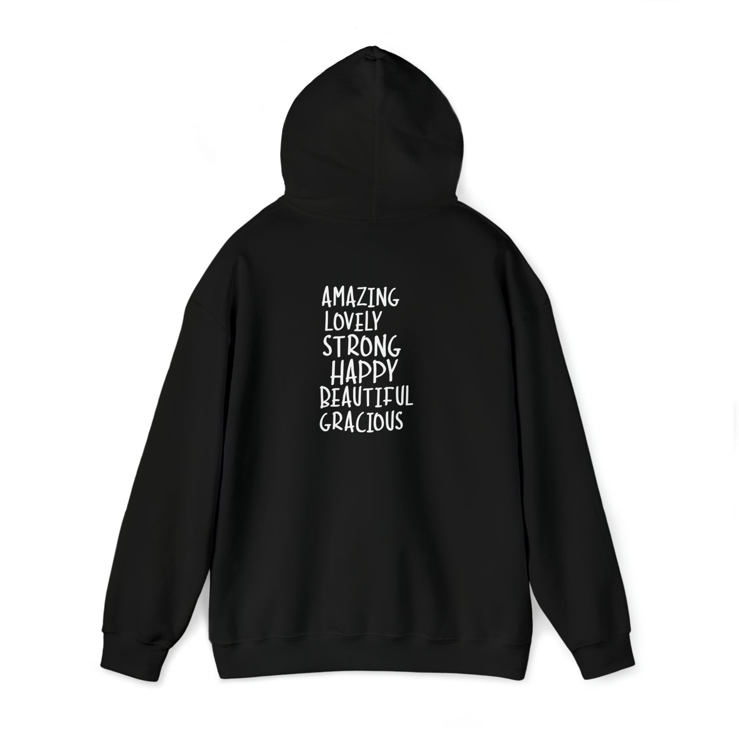 Mother- (Back Design)-Unisex Heavy Blend™ Hooded Sweatshirt