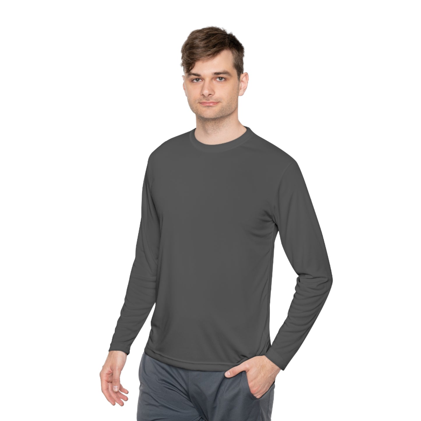 What happens in the garage- Unisex Lightweight Long Sleeve Tee