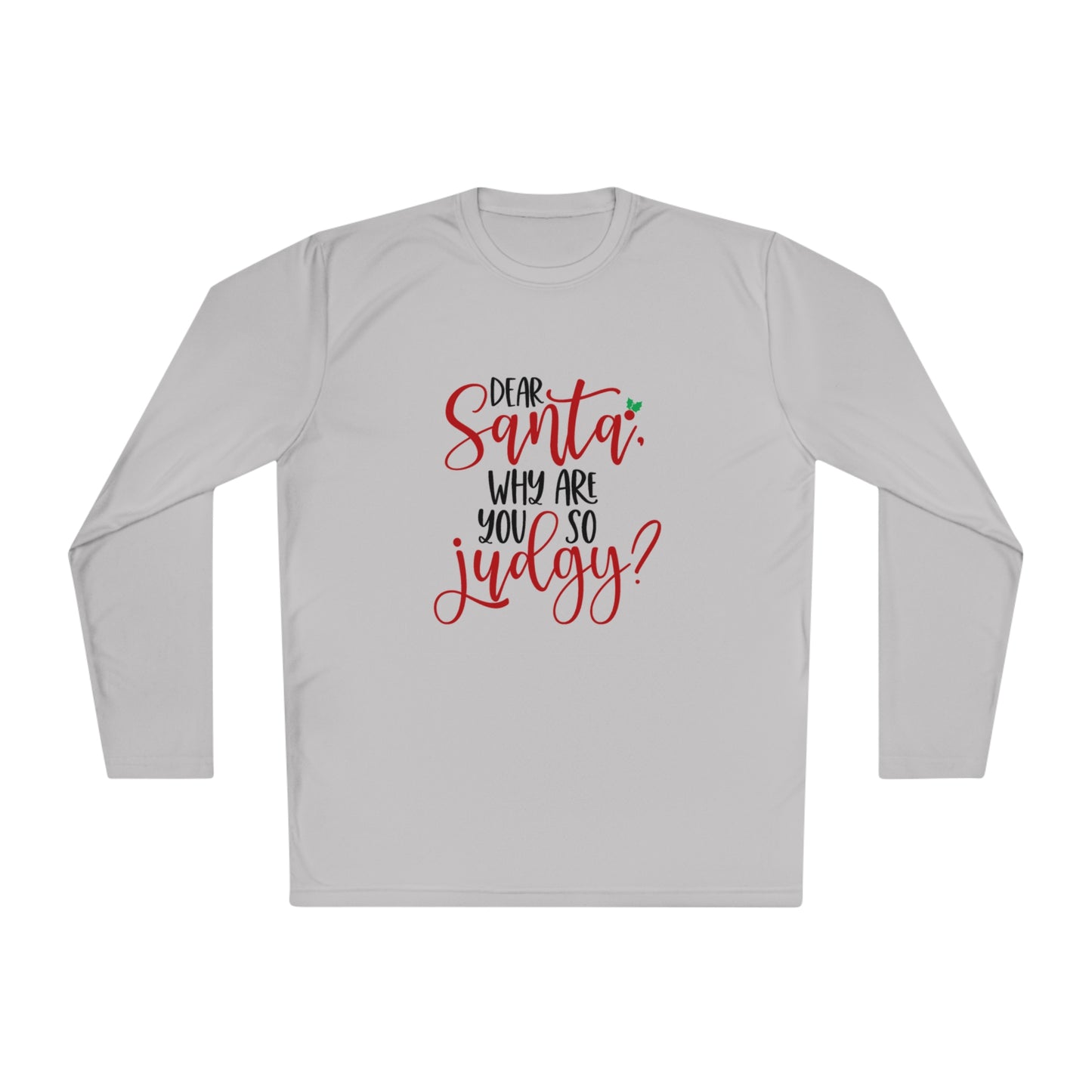 Judgy Santa- Unisex Lightweight Long Sleeve Tee