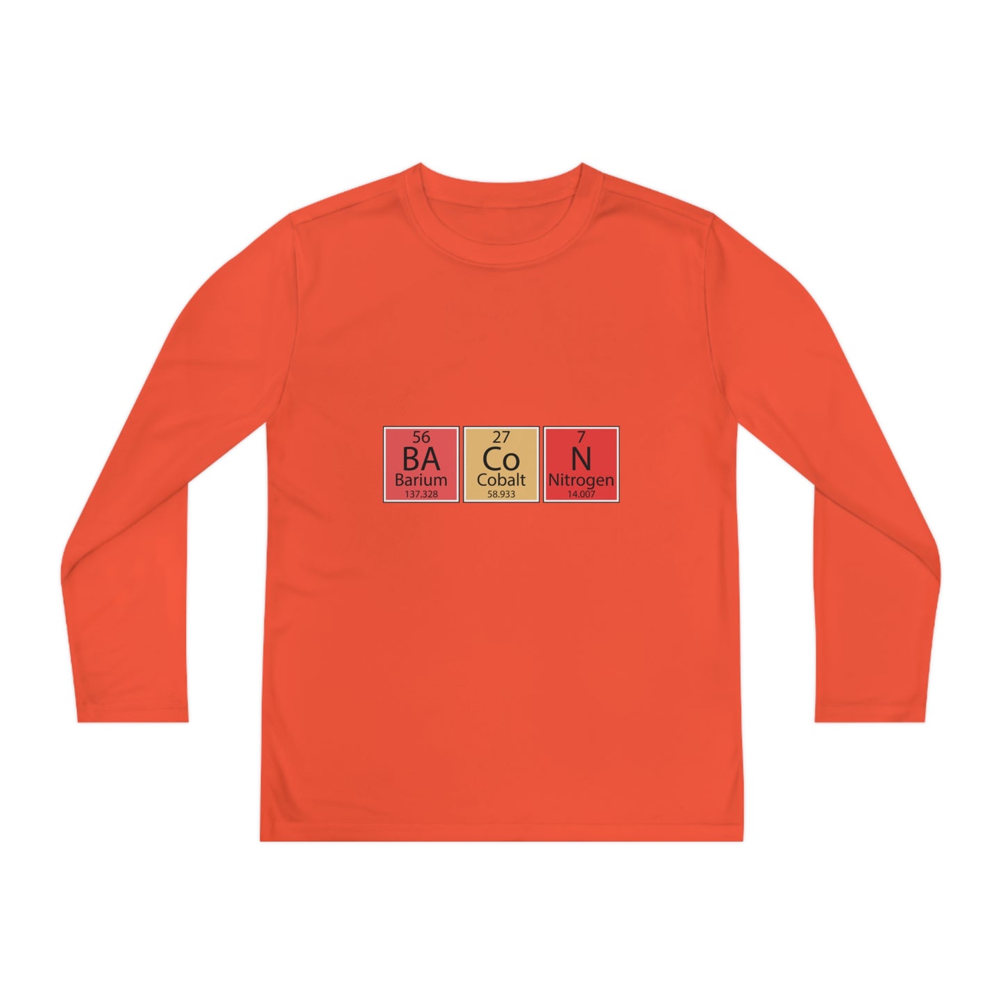 Bacon-Youth Long Sleeve Competitor Tee