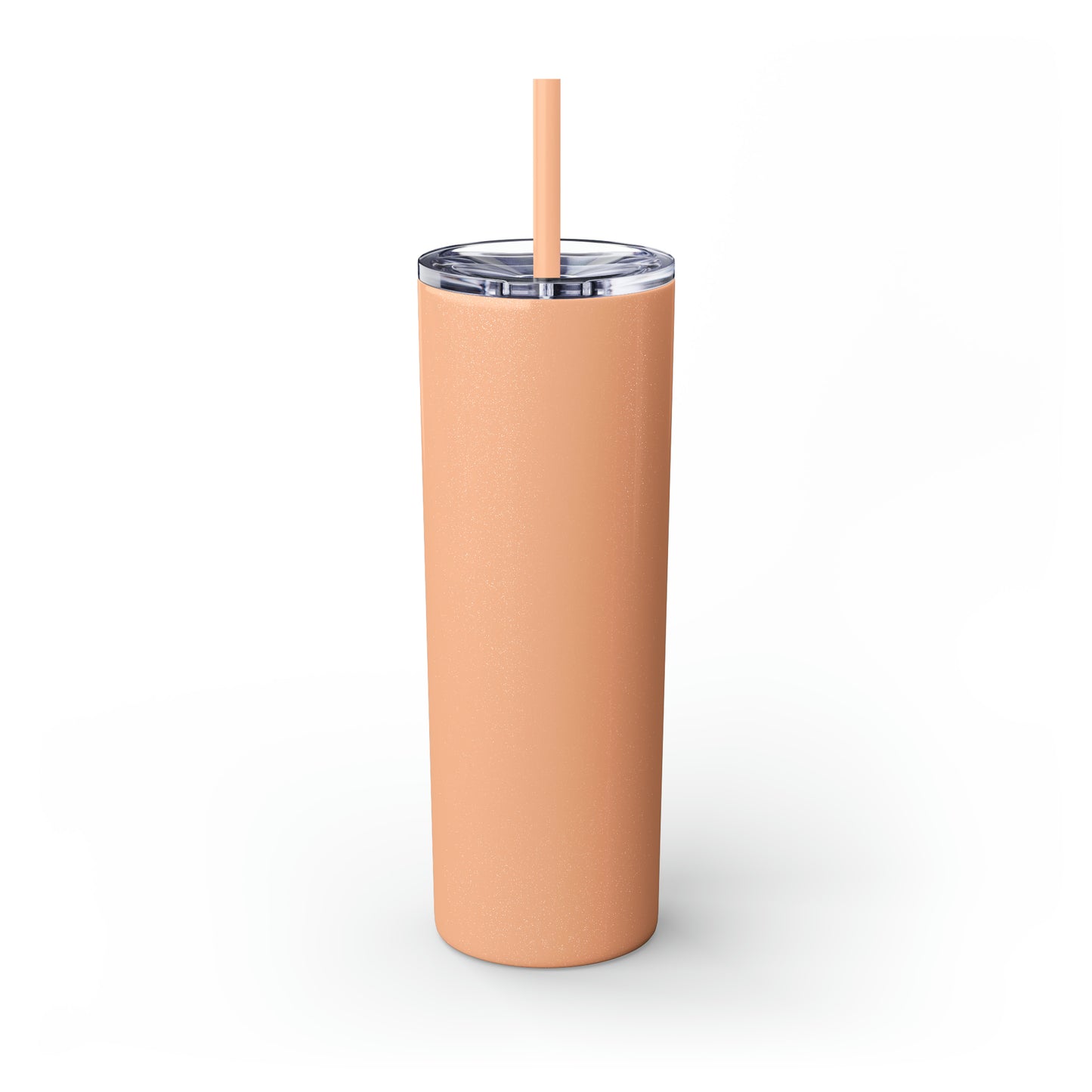 The beach where doing absolutely nothing is doing something- Skinny Tumbler with Straw, 20oz