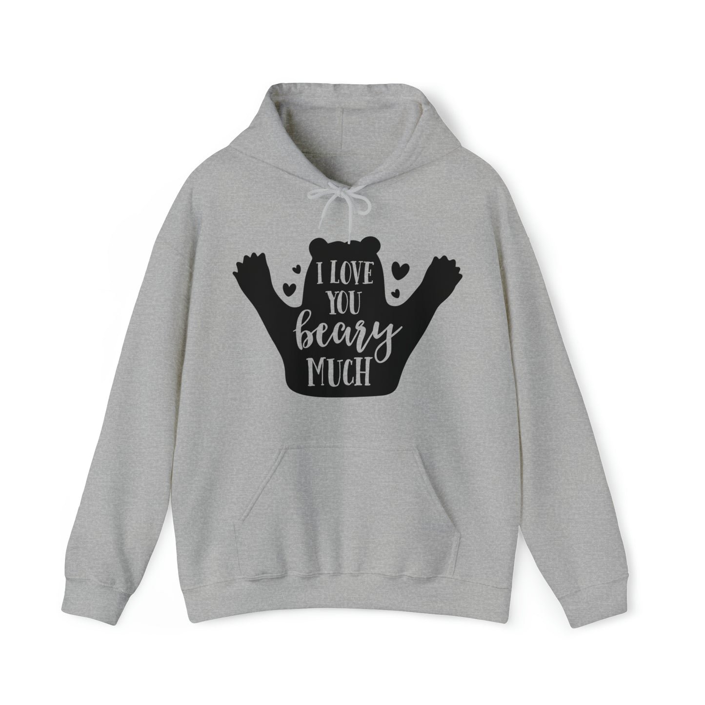 I love you Beary much- Unisex Heavy Blend™ Hooded Sweatshirt