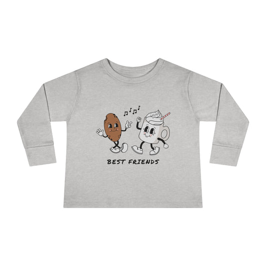 Milk and Cookies- Toddler Long Sleeve Tee