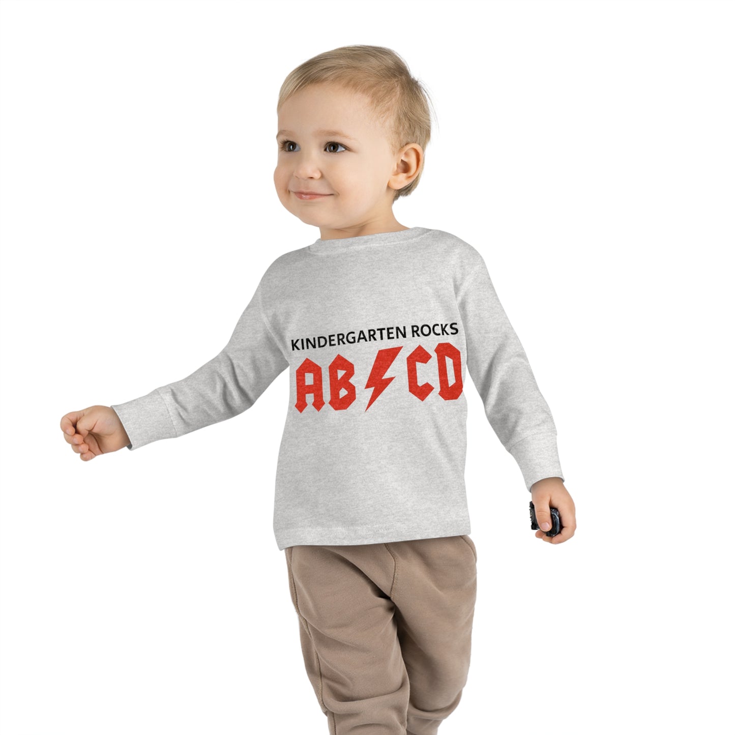 Kindergarten Rock-Toddler Long Sleeve Tee