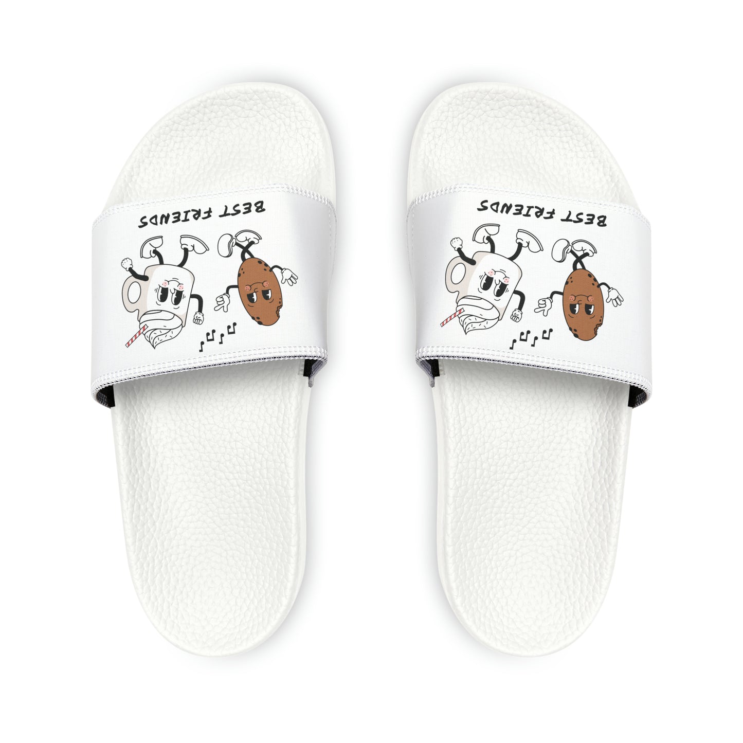 BEST FRIENDS-Youth PU Slide Sandals