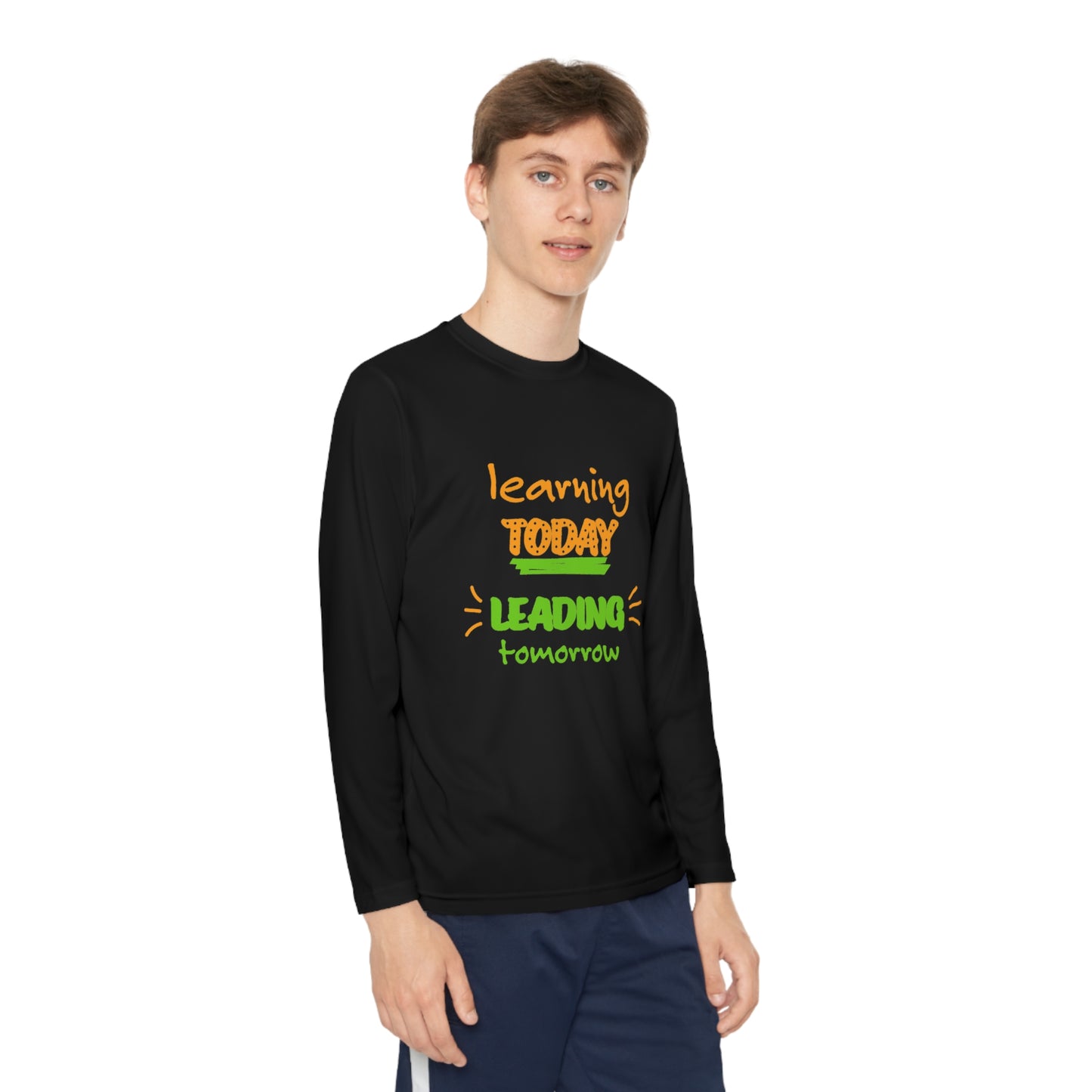 Learning today-Youth Long Sleeve Competitor Tee