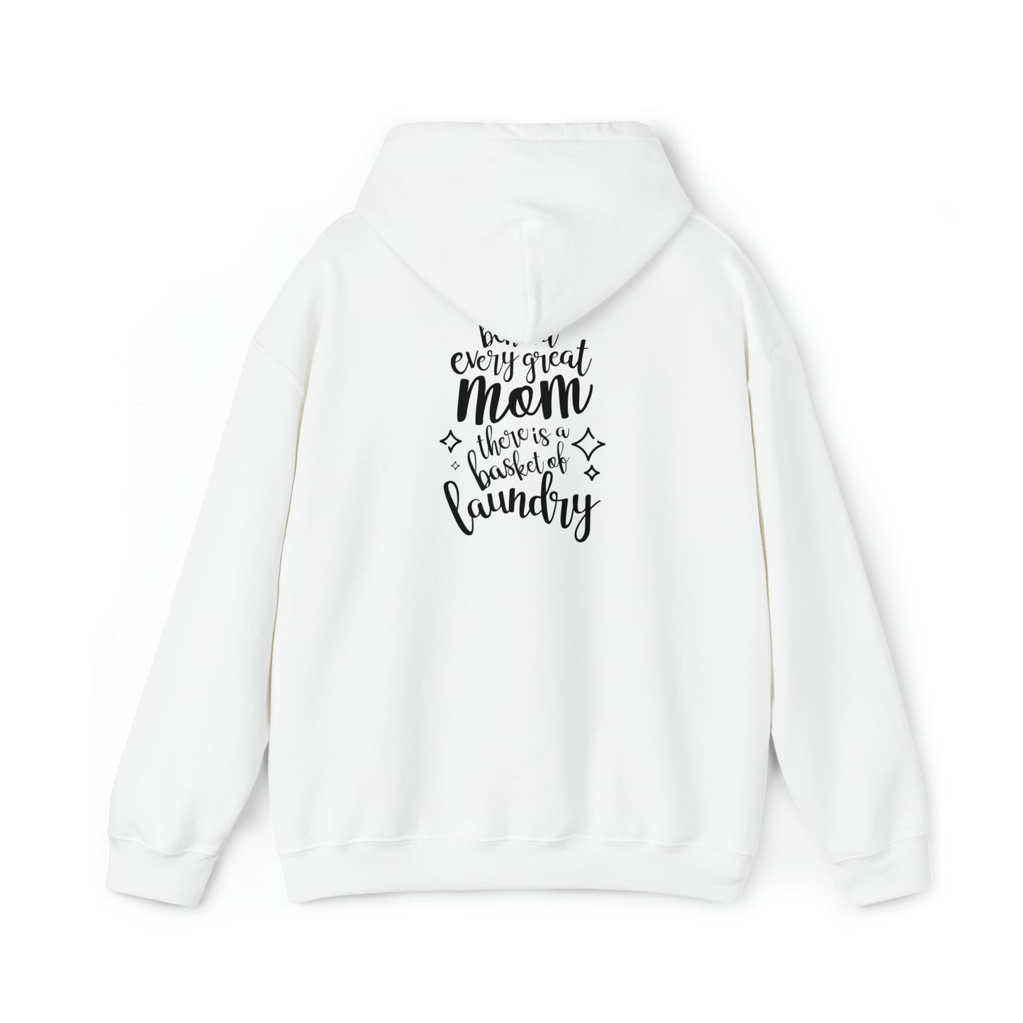 Behind every great mom- Unisex Heavy Blend™ Hooded Sweatshirt