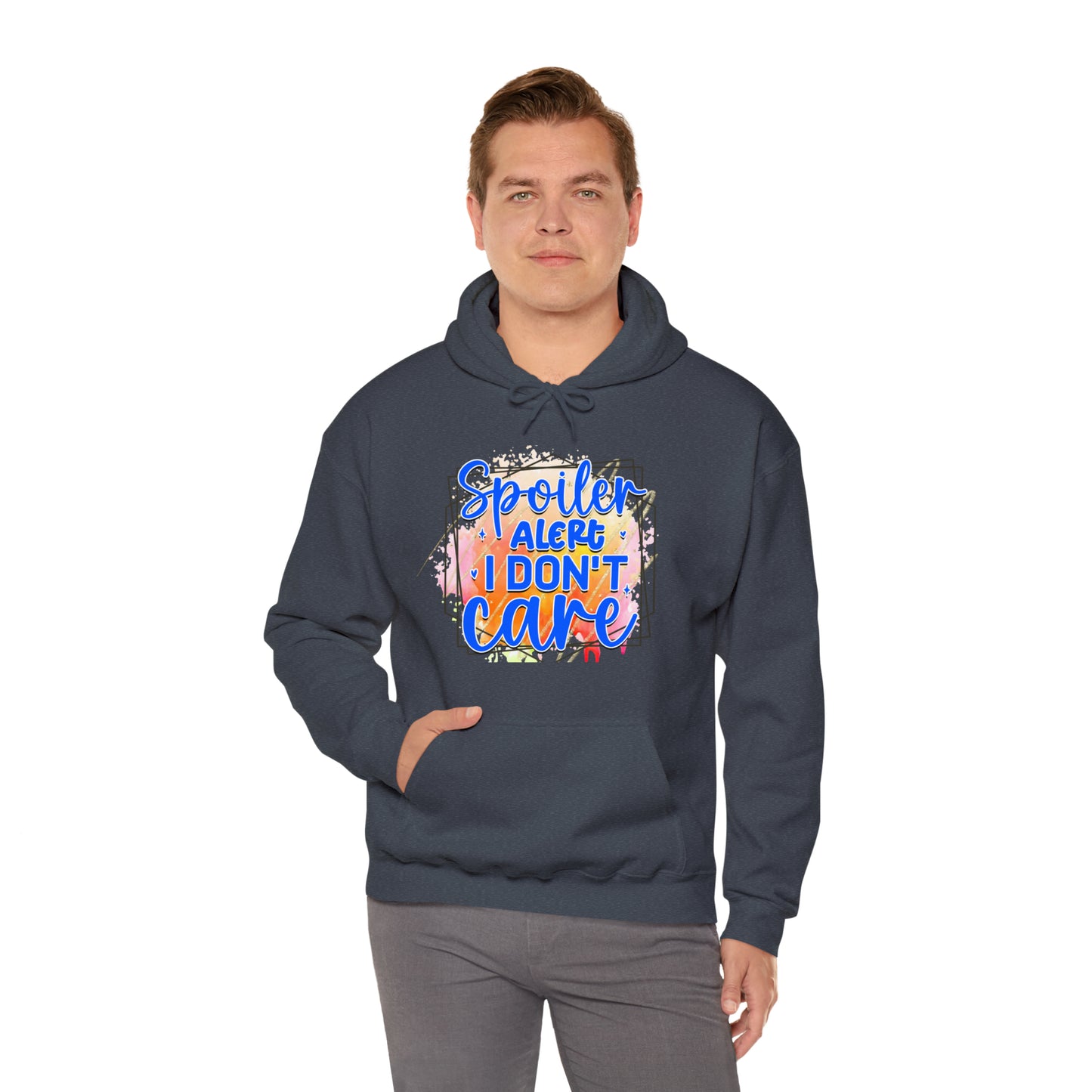 I DON'T CARE- Unisex Heavy Blend™ Hooded Sweatshirt