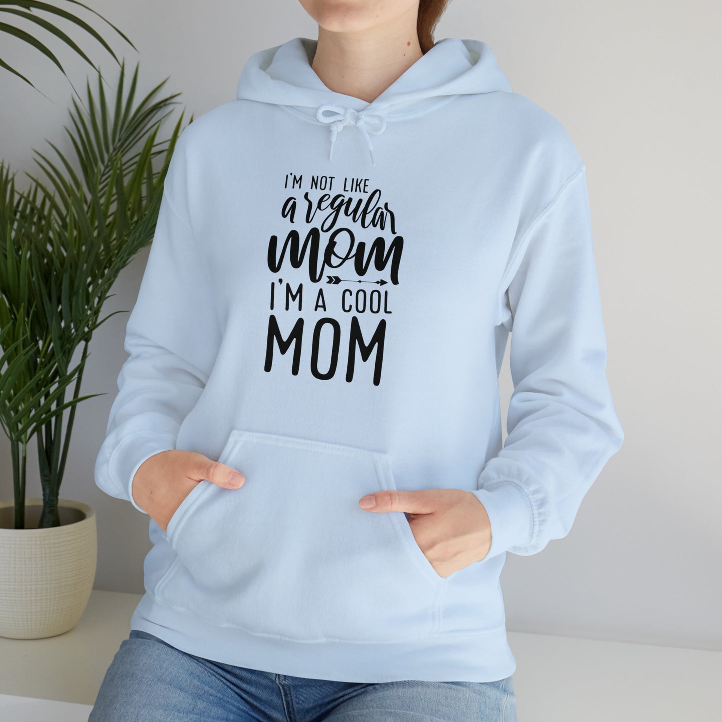 I'm not like a regular mom- Unisex Heavy Blend™ Hooded Sweatshirt