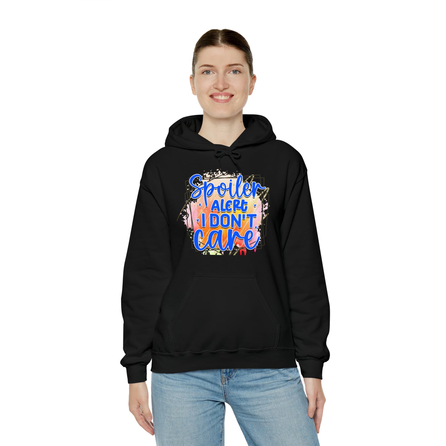 I DON'T CARE- Unisex Heavy Blend™ Hooded Sweatshirt