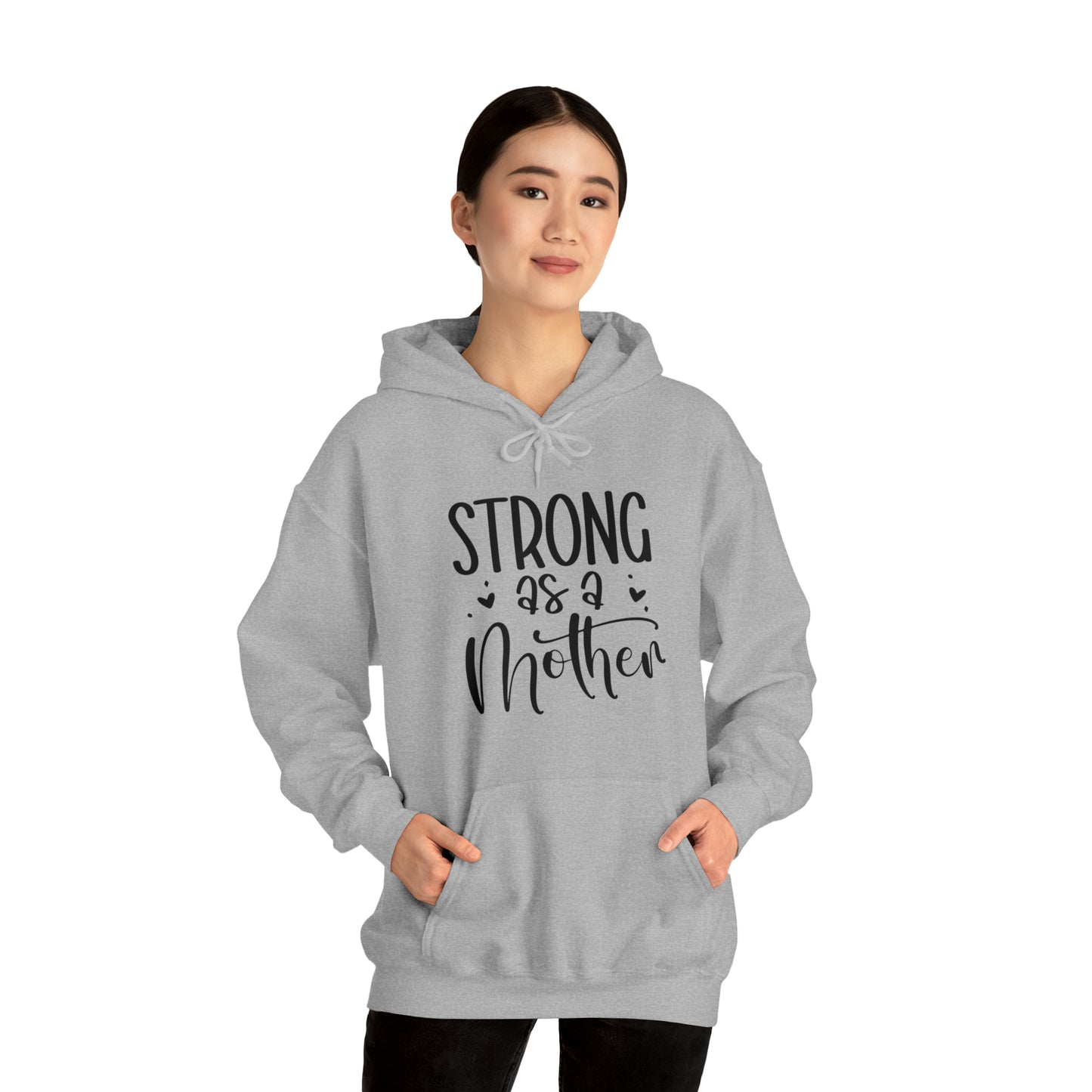 Strong as a mother- Unisex Heavy Blend™ Hooded Sweatshirt